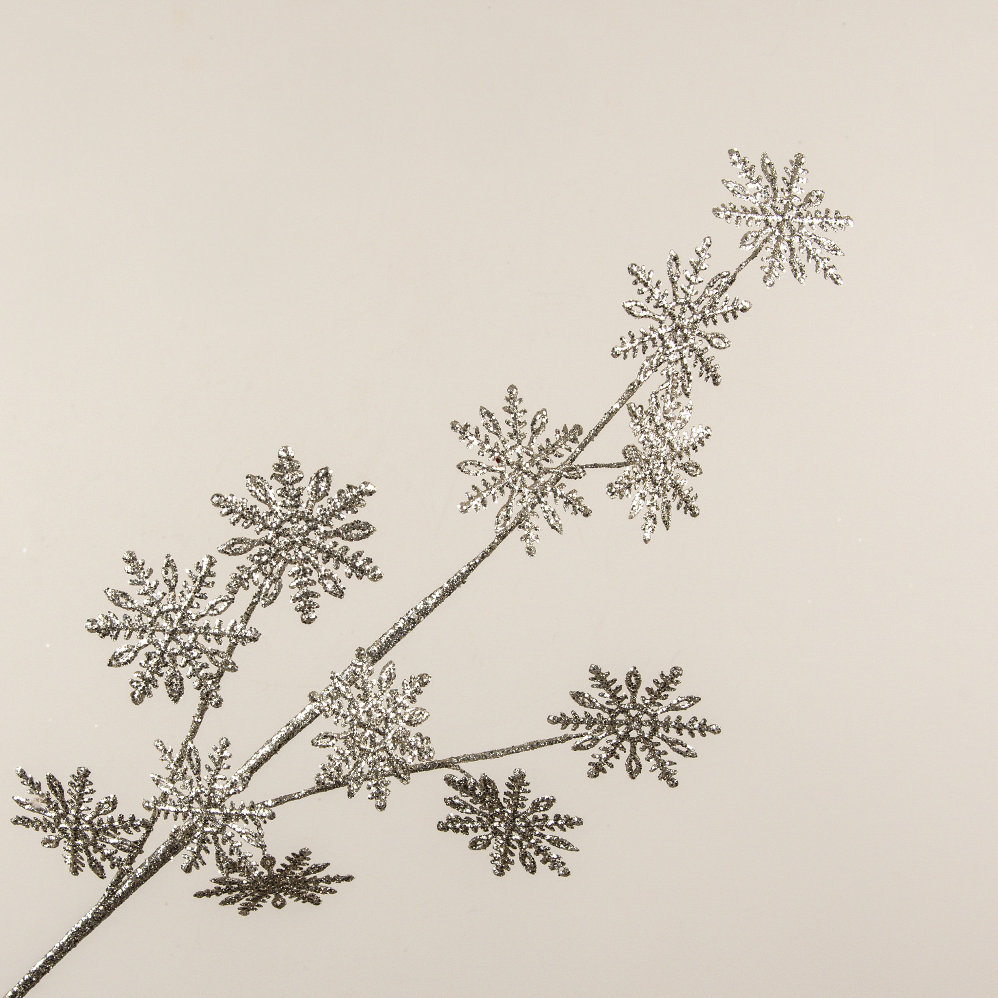 Silver Snowflake Spray, 30", photo 2 of 3