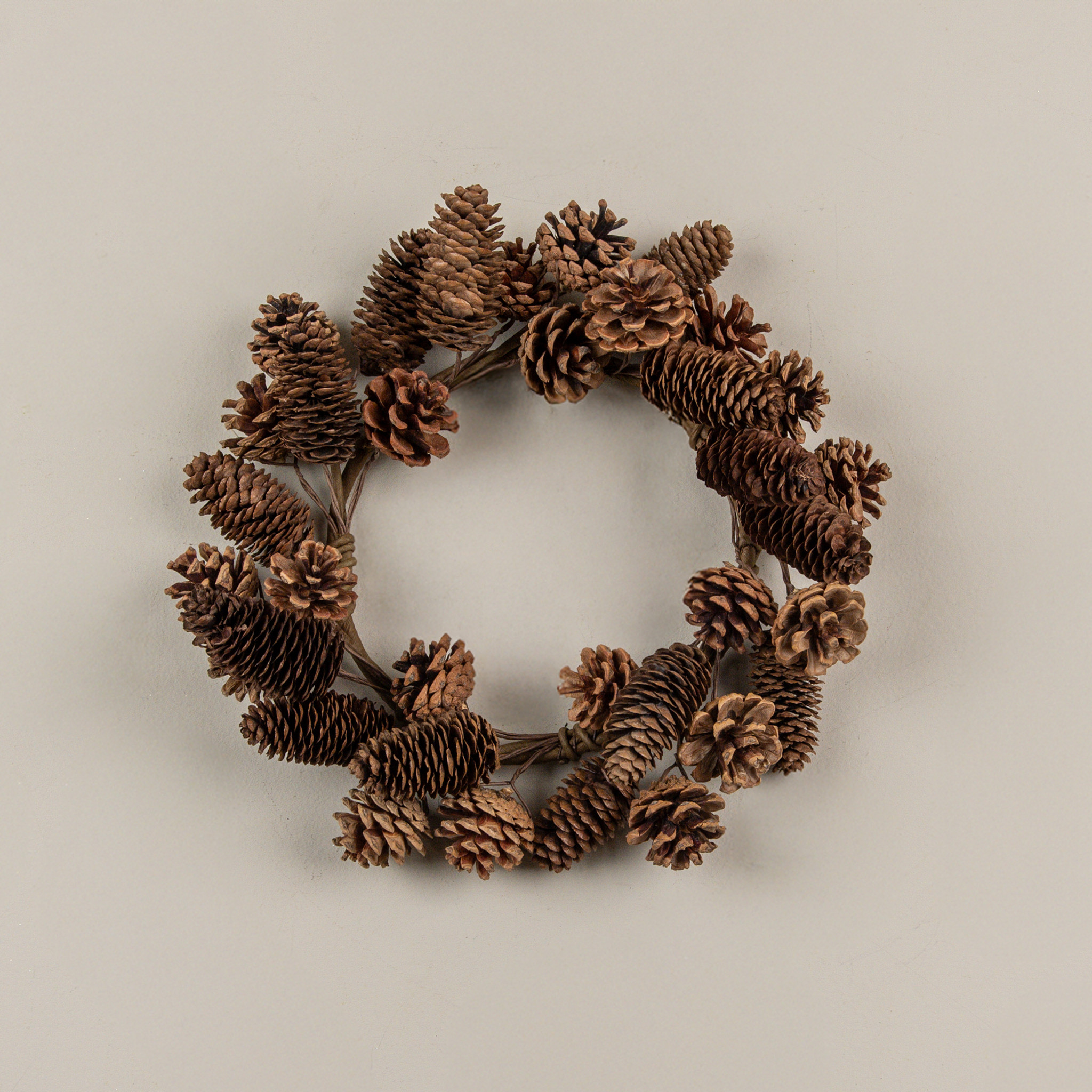 Pinecone Candle Ring, 14", photo 3 of 3