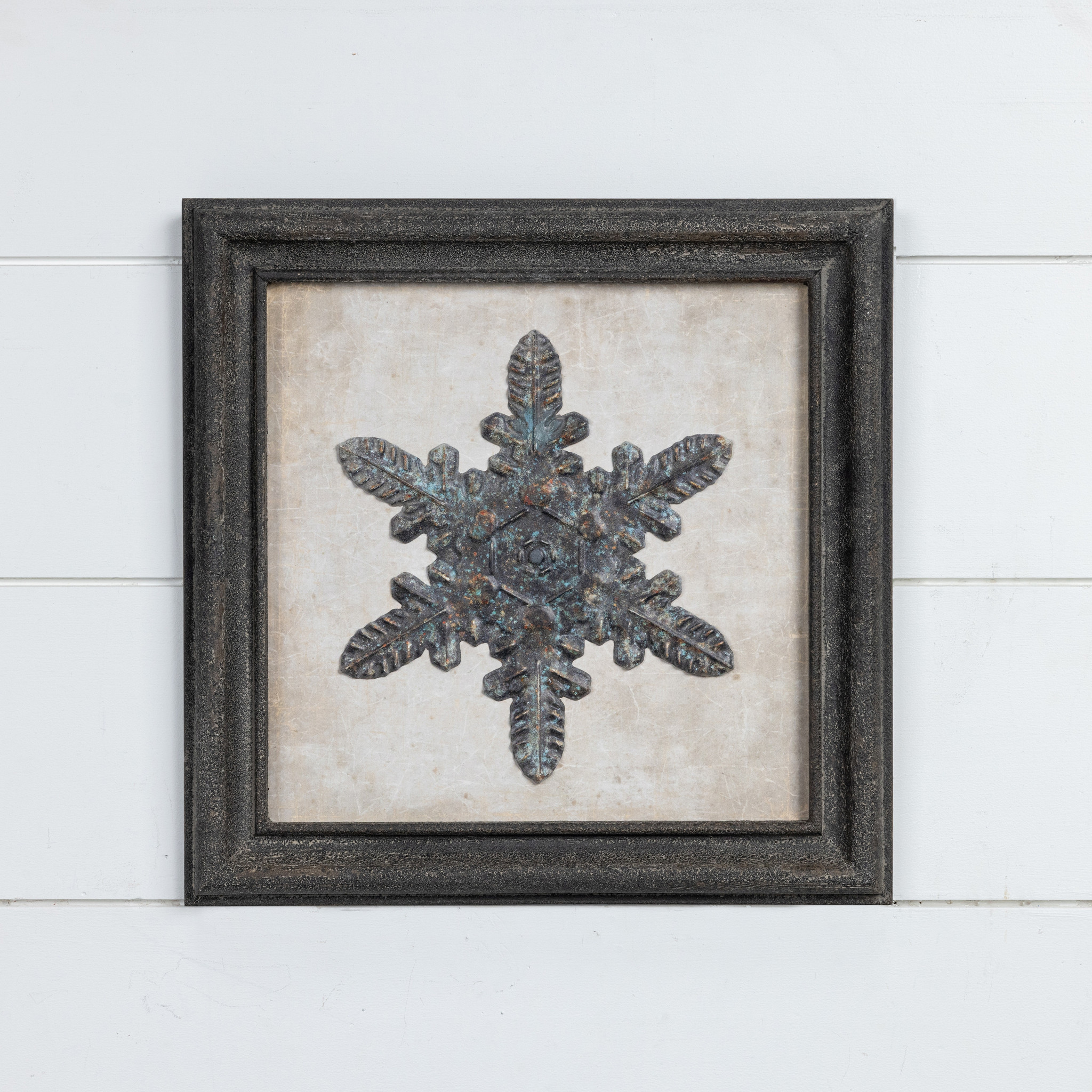 Framed Holly Snowflake, photo 2 of 3