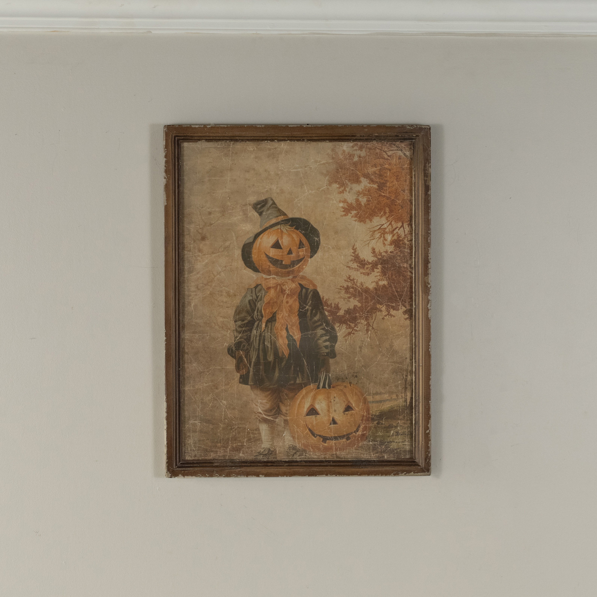 Framed Pumpkin Girl Print, photo 2 of 3
