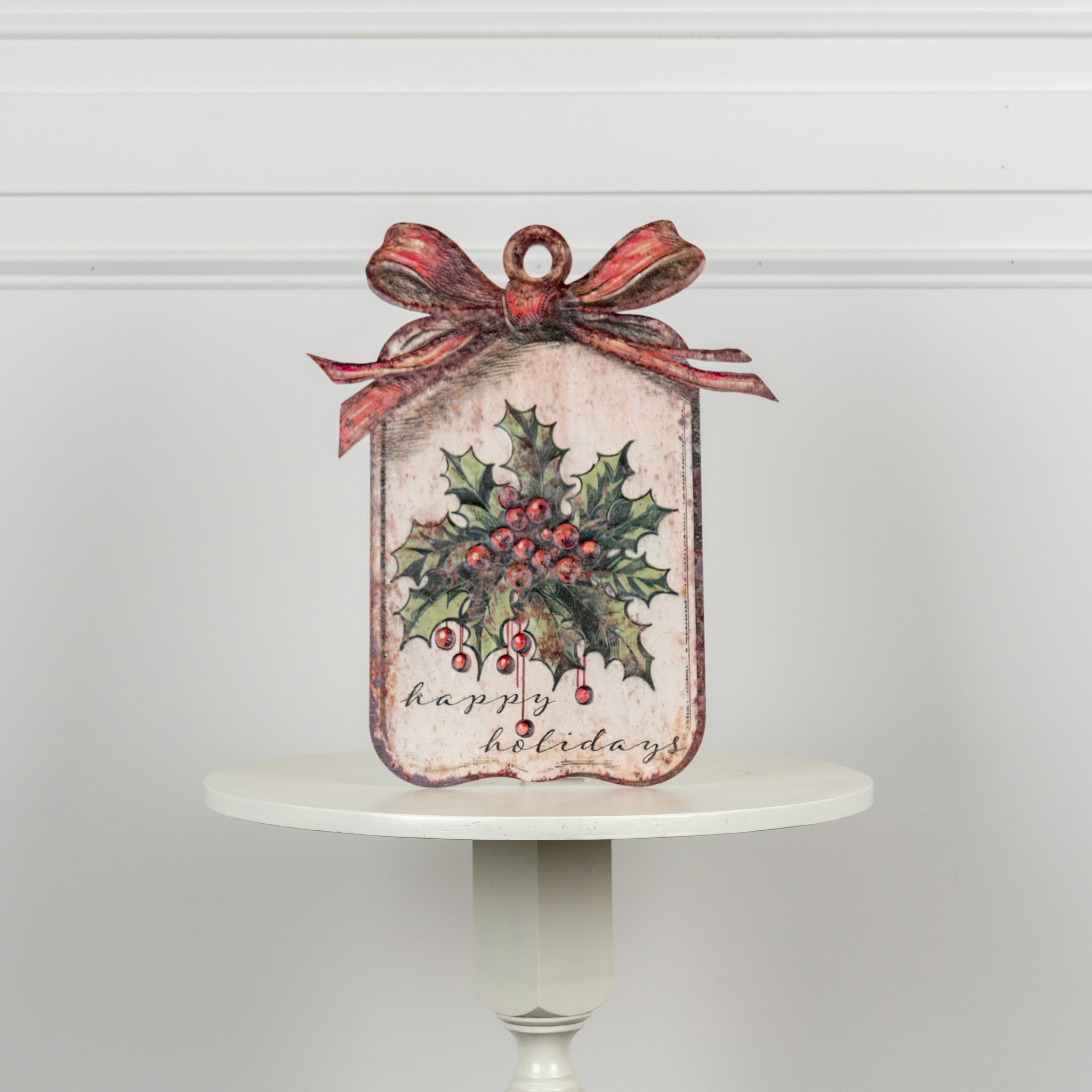 Happy Holidays Metal Dummy Board, 18"