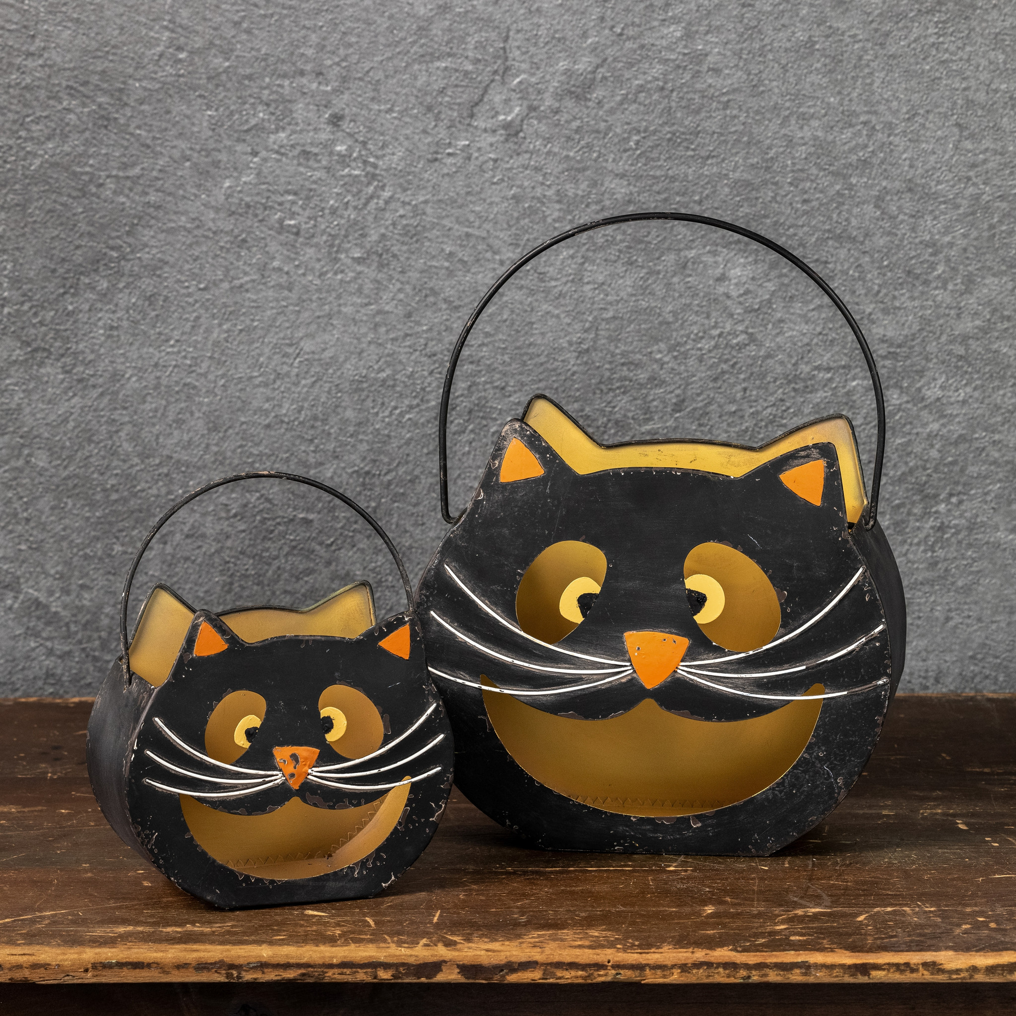 Vintage Black Cat Bucket, 7.25", photo 4 of 4