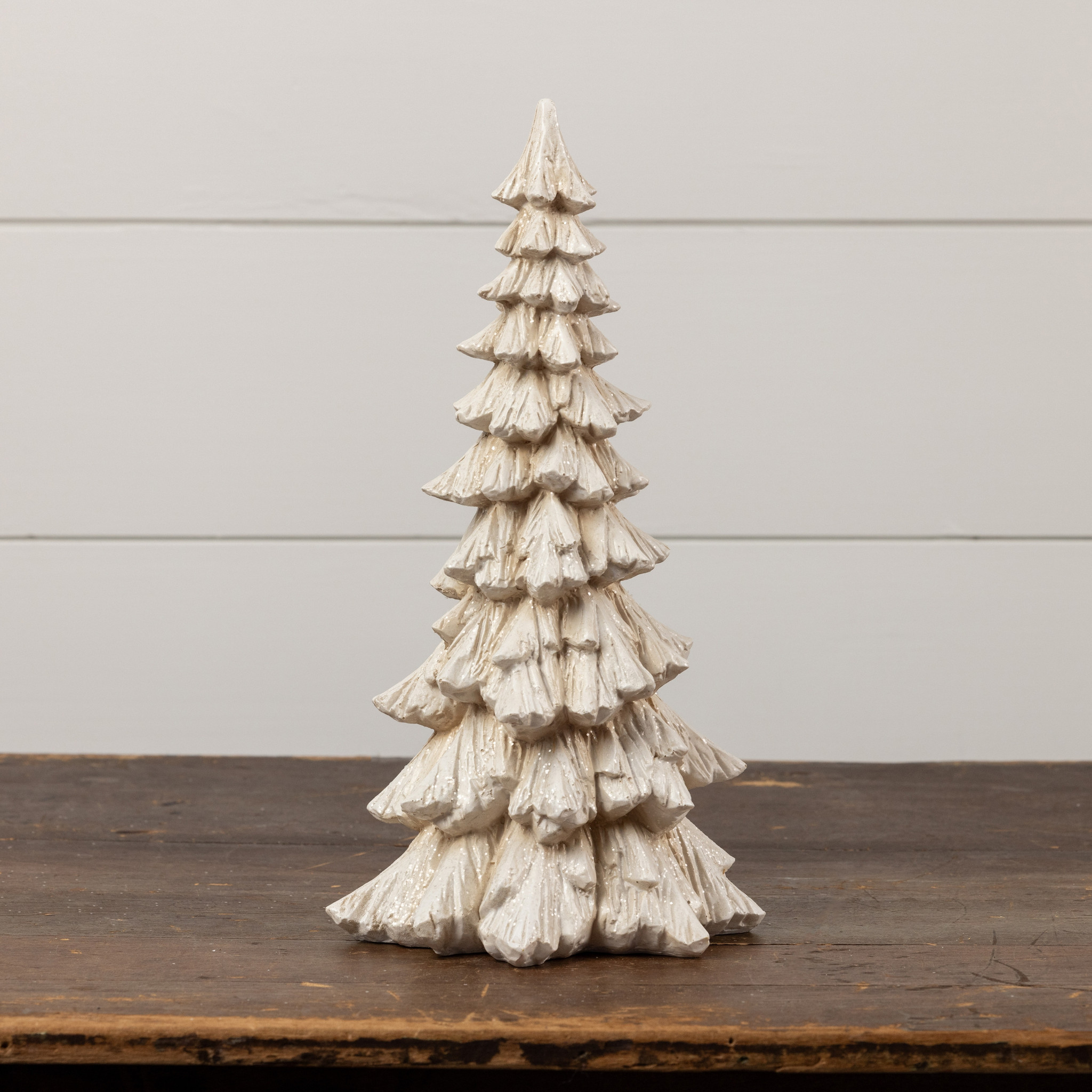 Glittered Cream Tree, 15", photo 3 of 4