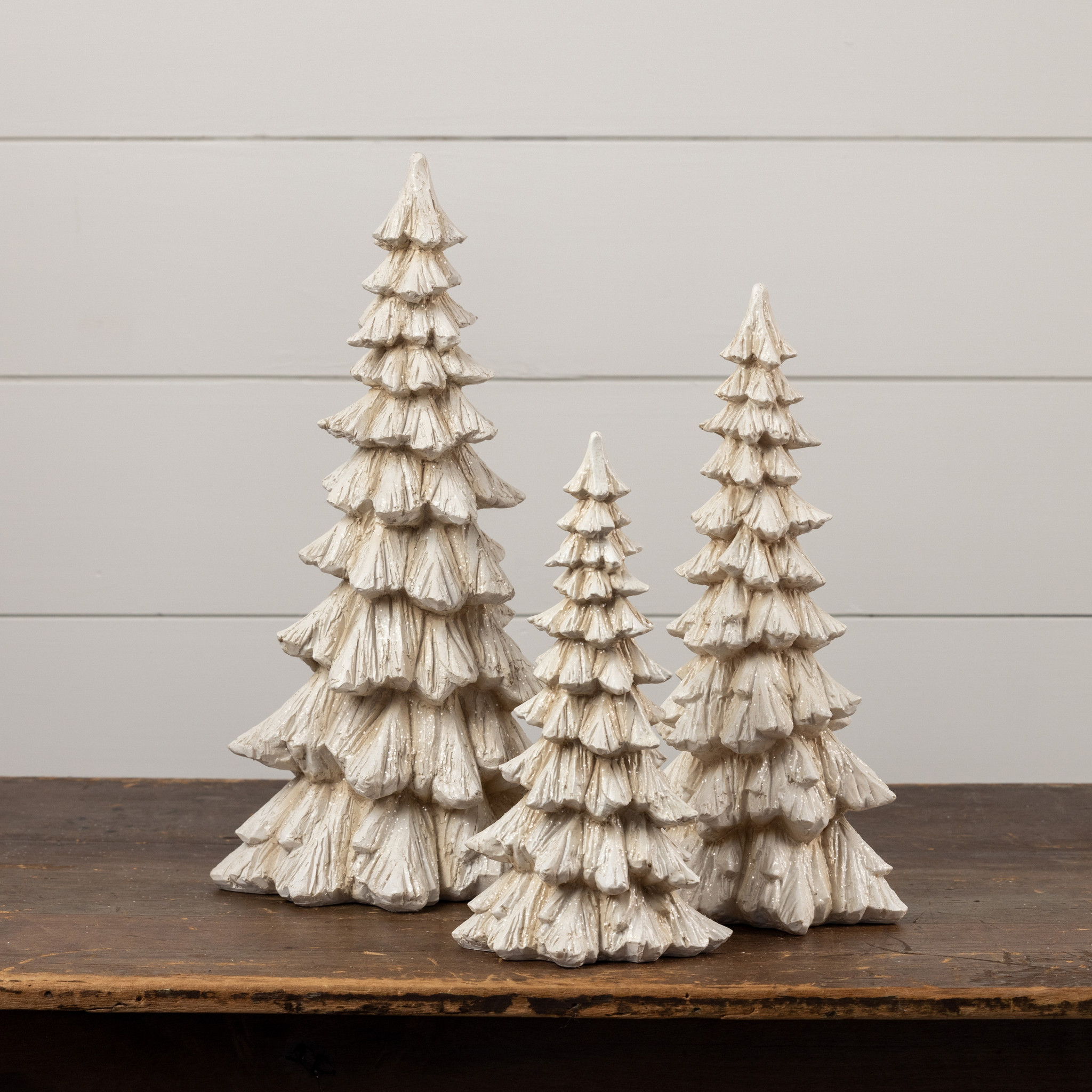 Glittered Cream Tree, 15", photo 4 of 4