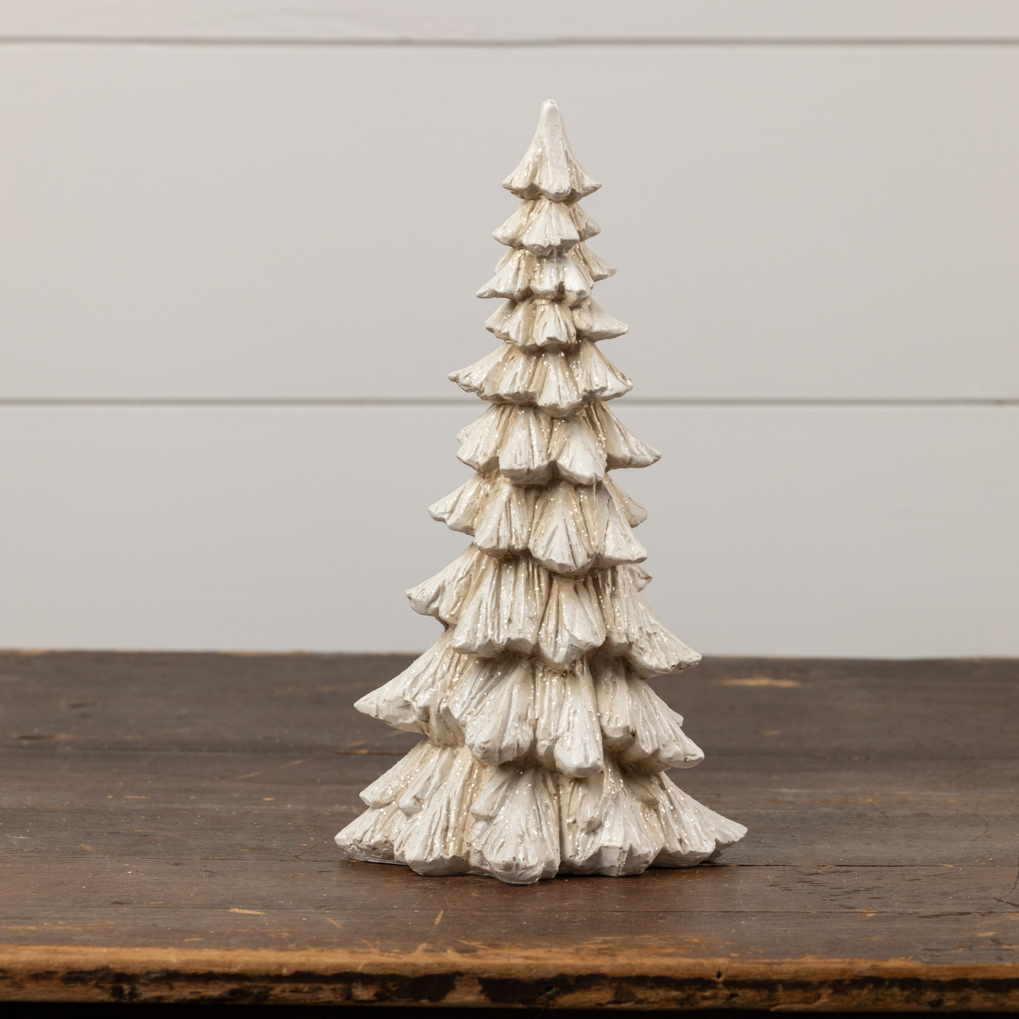 Glittered Cream Tree, 12", photo 3 of 4