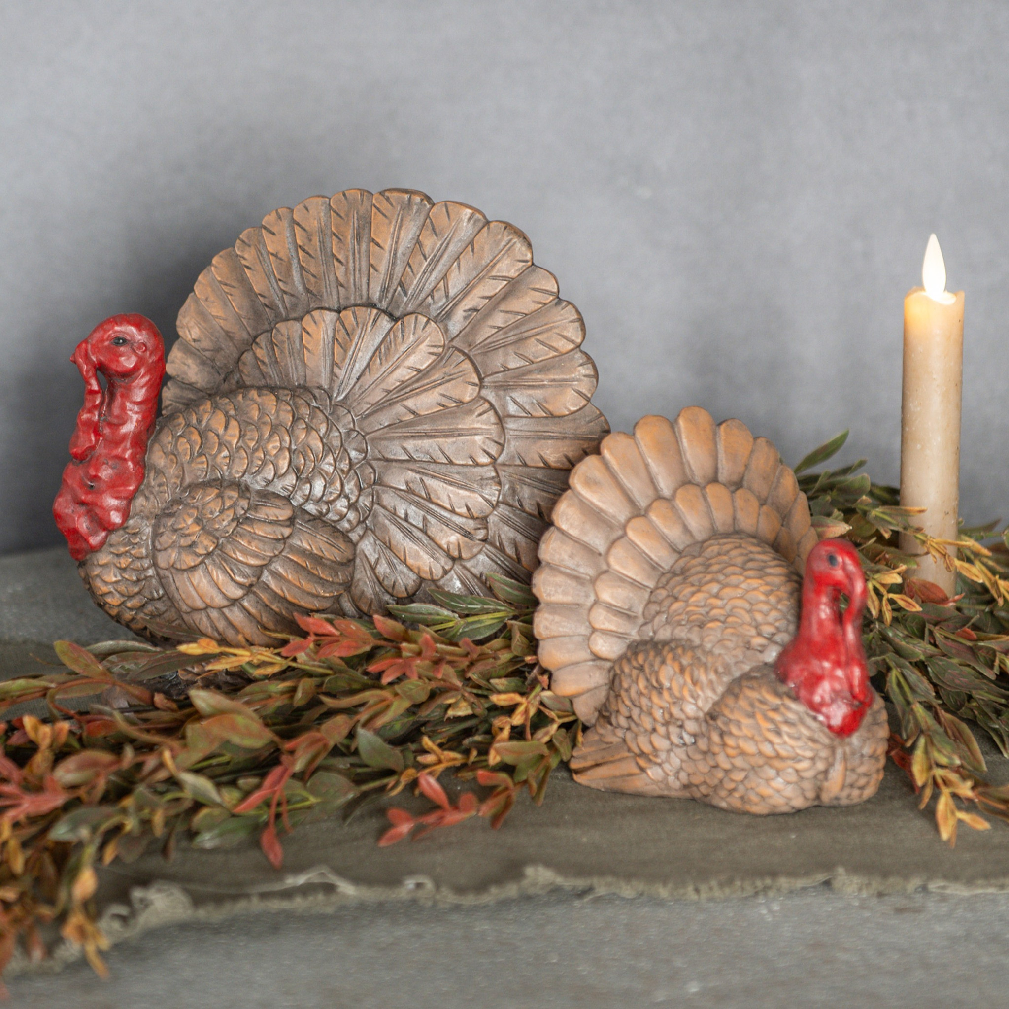 Brown & Red Tabletop Turkey, 5", photo 2 of 4