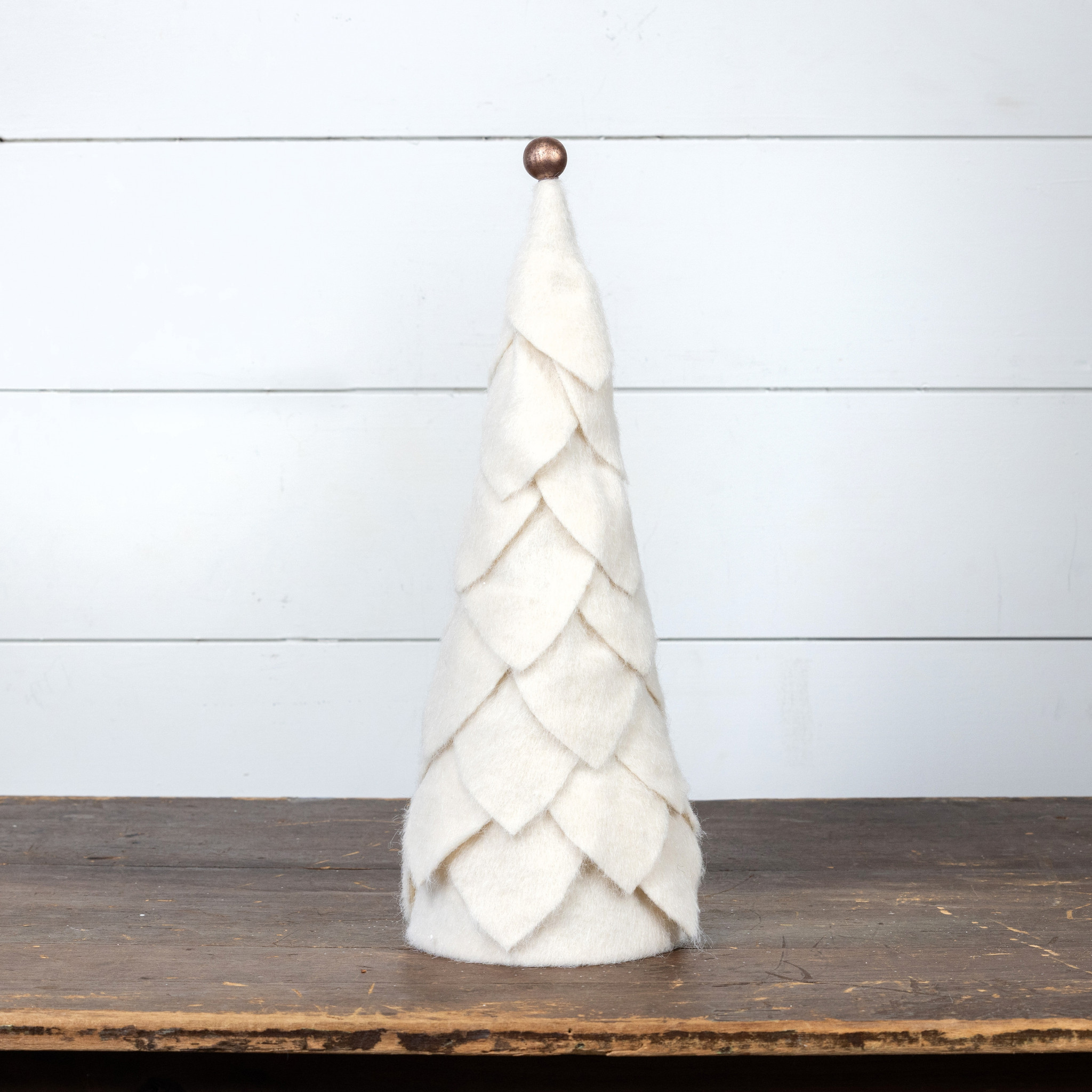 Cream Felt Tree, 18", photo 3 of 4