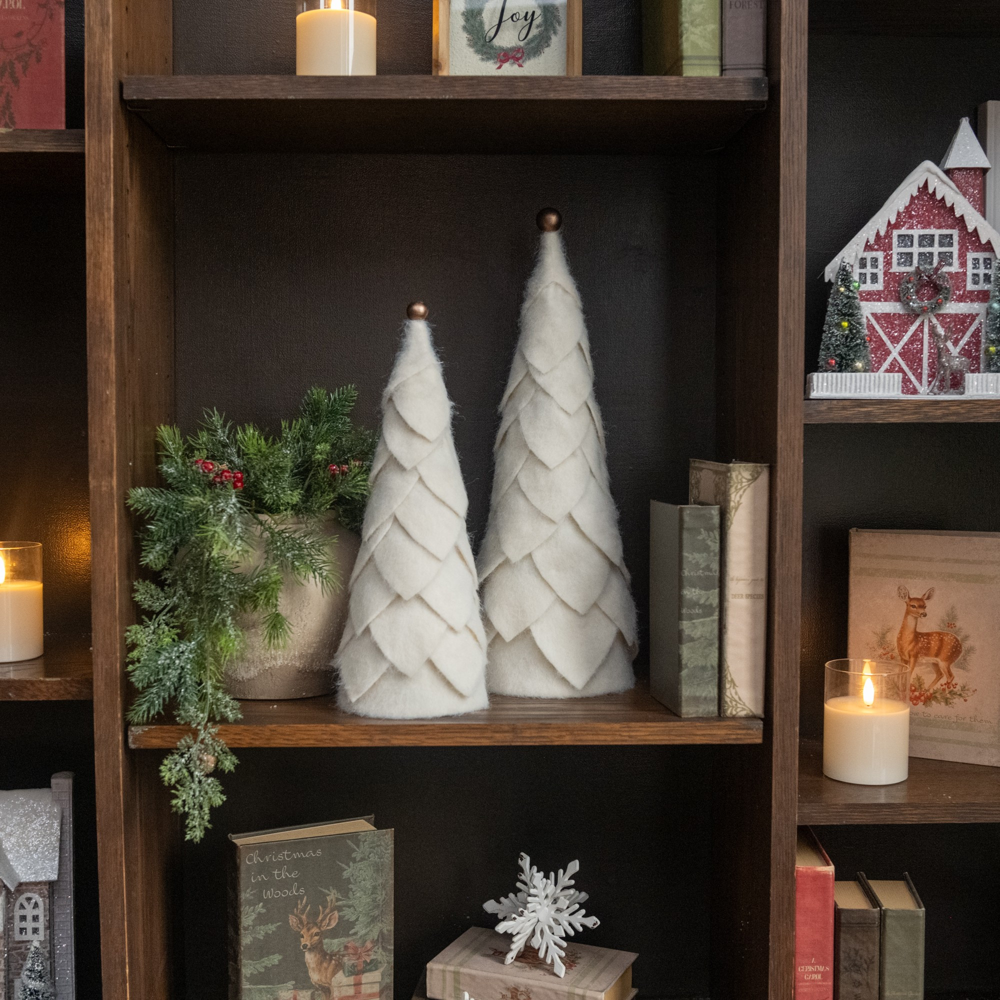 Cream Felt Tree, 18", photo 2 of 4