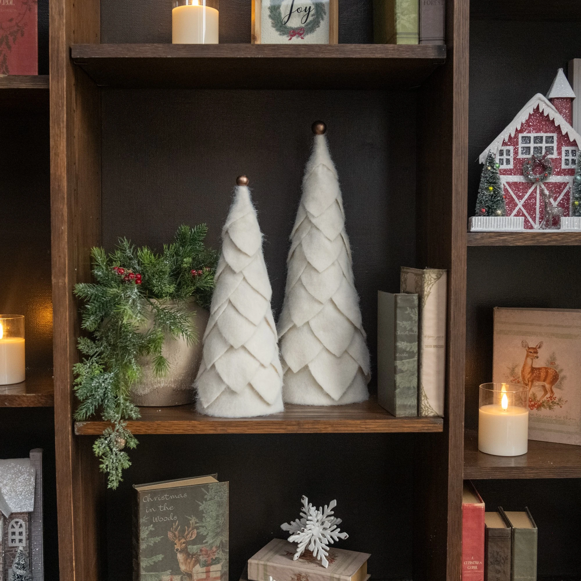 Cream Felt Tree, 18", photo 2 of 4