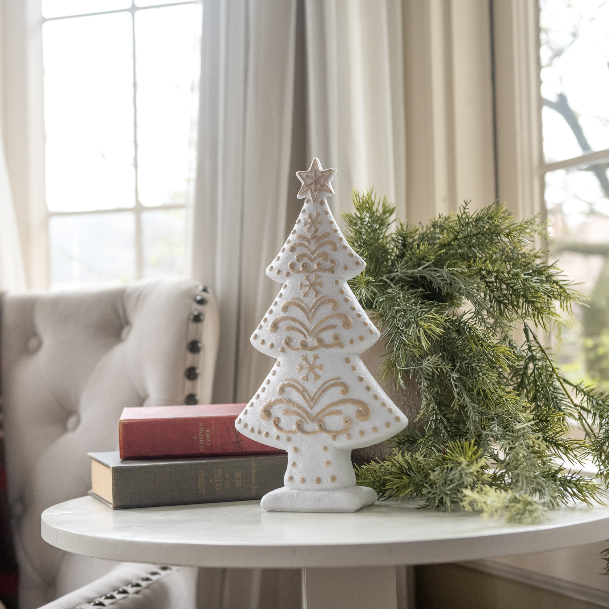 White Gingerbread Tree, 11.75", photo 2 of 5