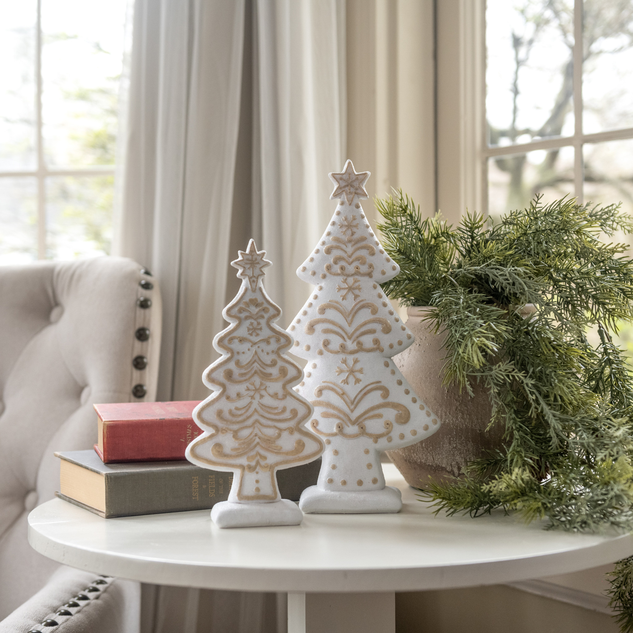 White Gingerbread Tree, 9", photo 2 of 4
