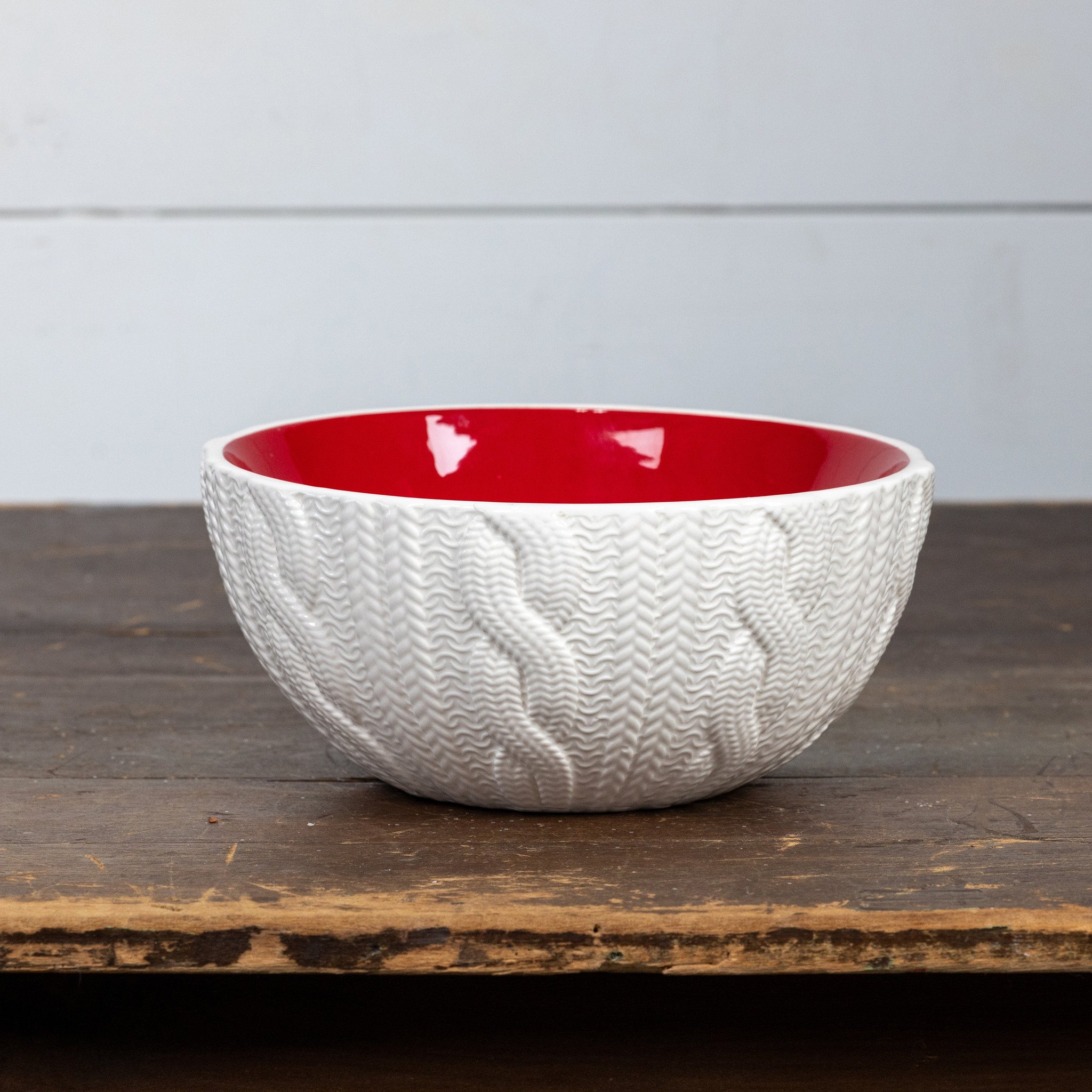 Cream Sweater Bowl, 8.75", photo 3 of 4