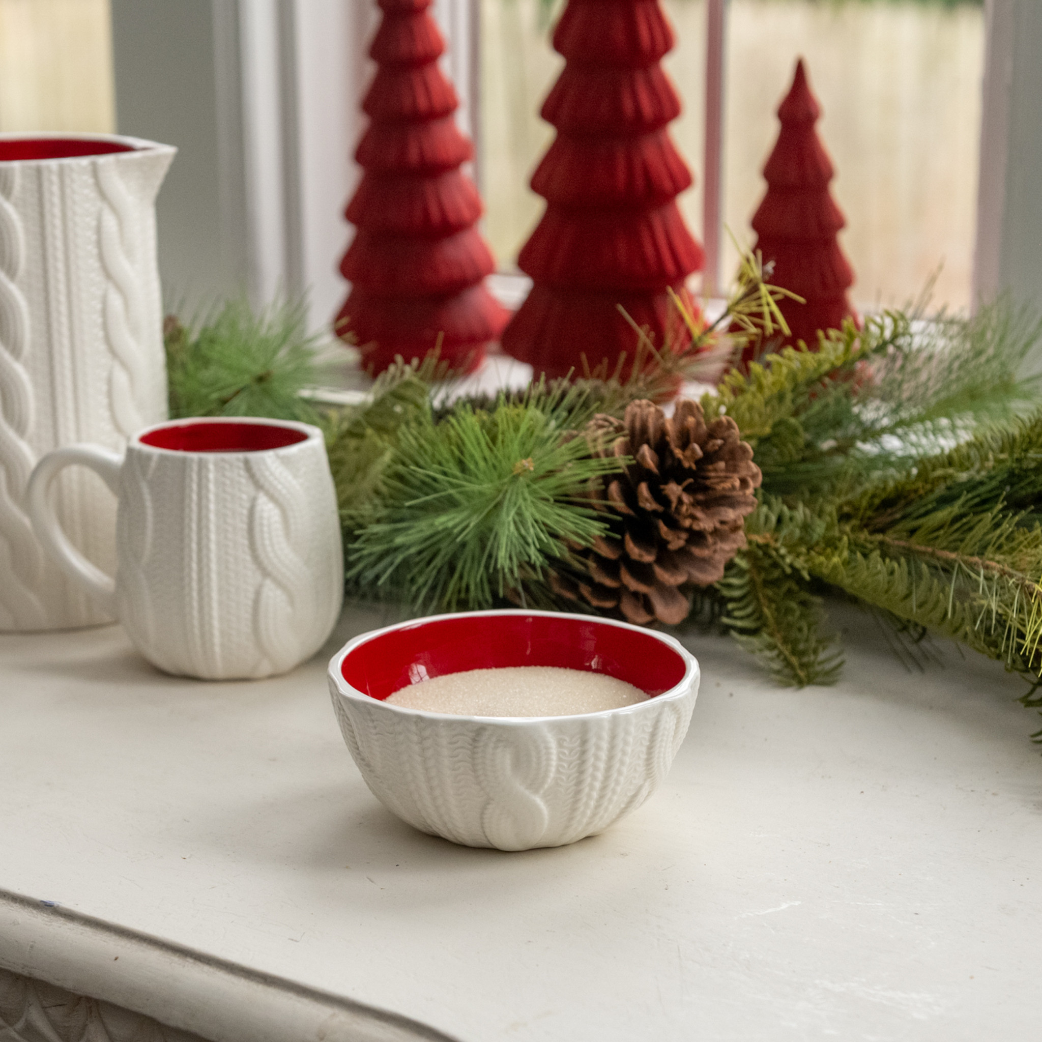 Cream Sweater Bowl, 5"