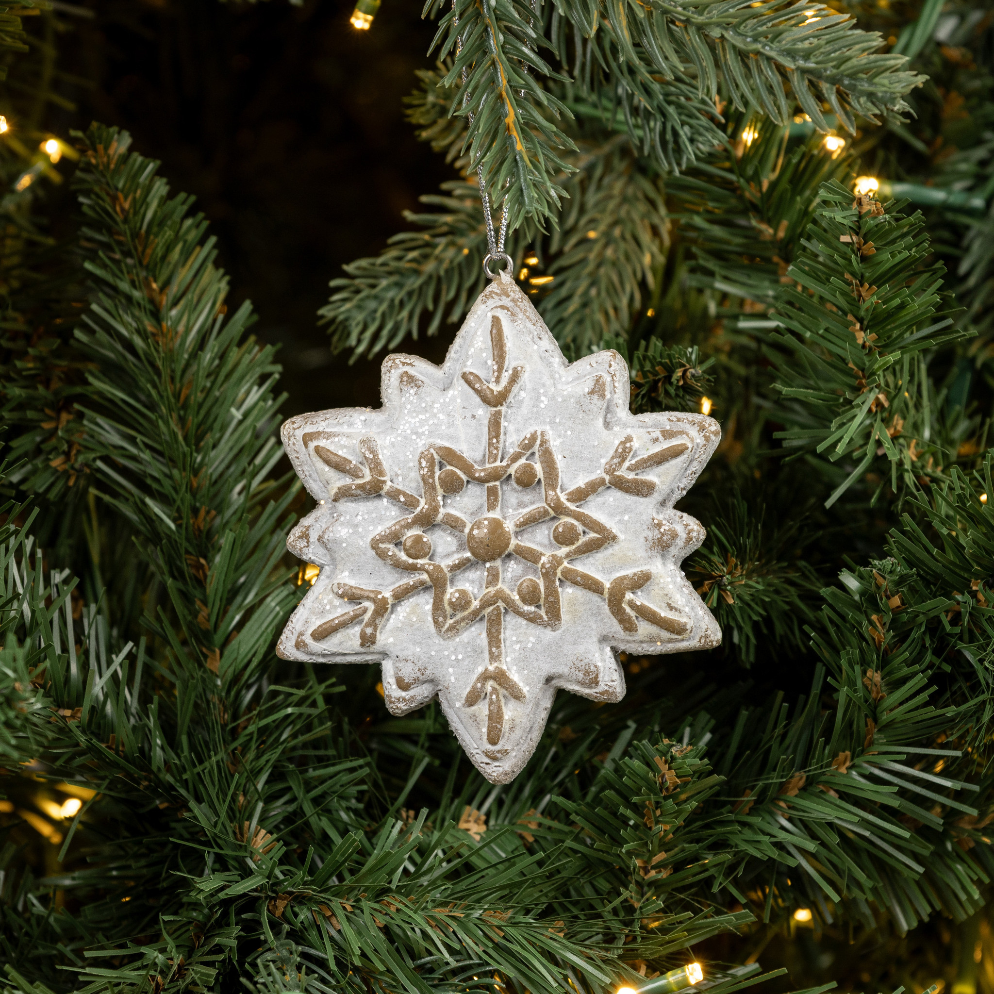 Angelica Snowflake Ornament, photo 2 of 3