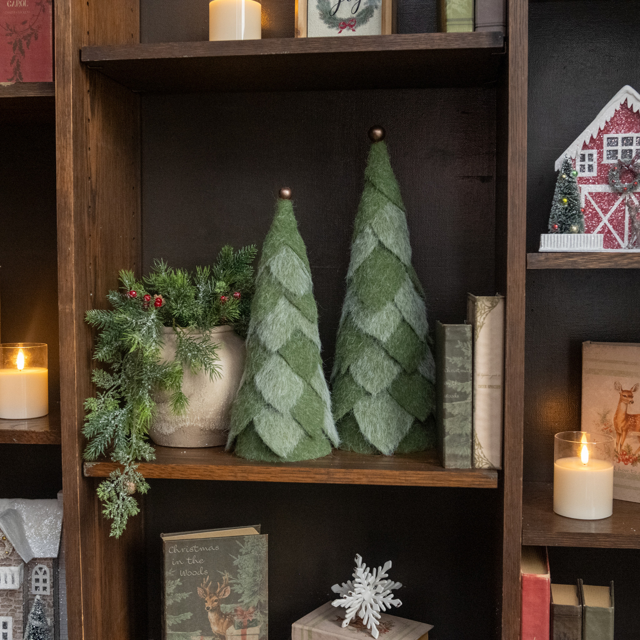 Green Felt Tree, 18", photo 2 of 4
