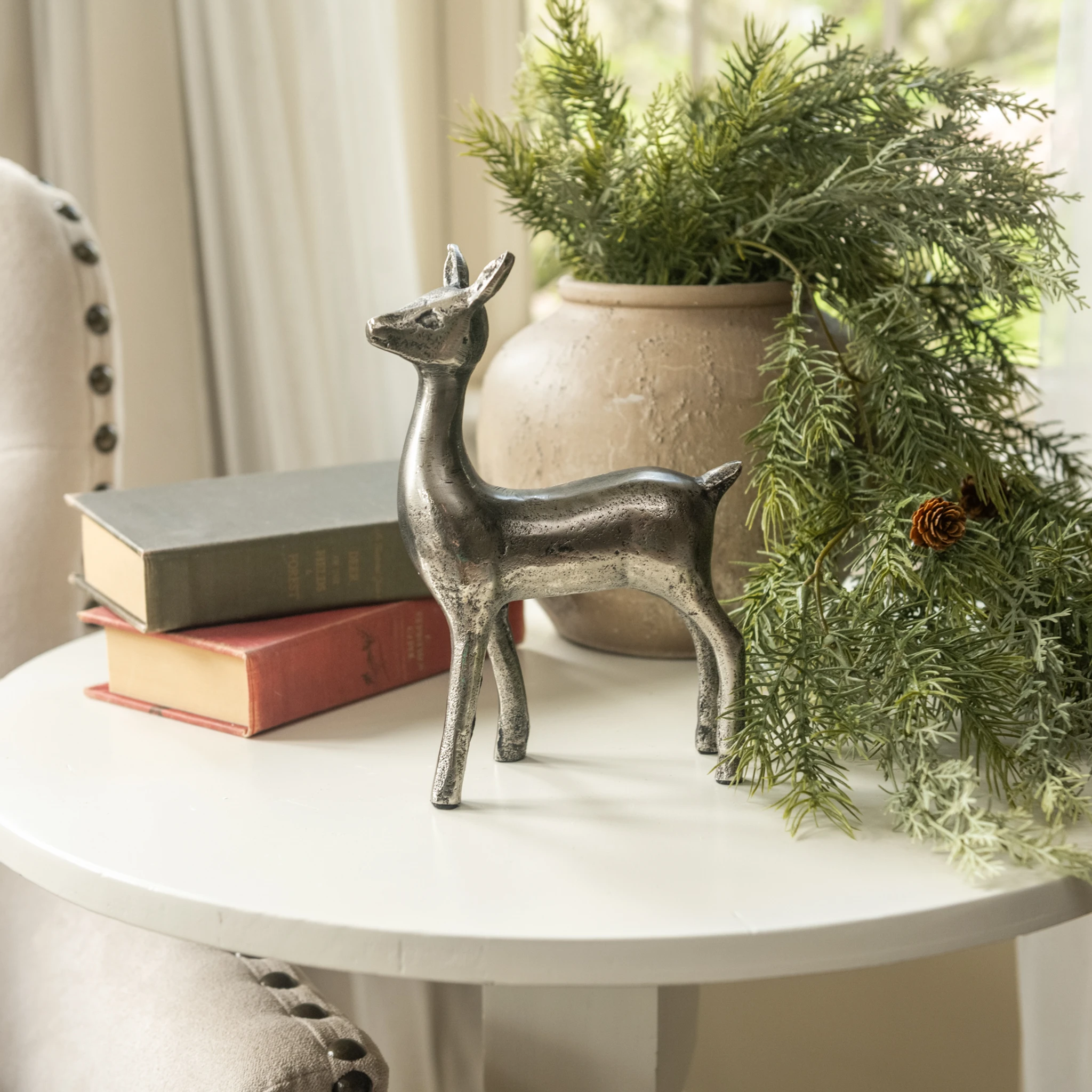 Pewter Reindeer Calf, 8.75"