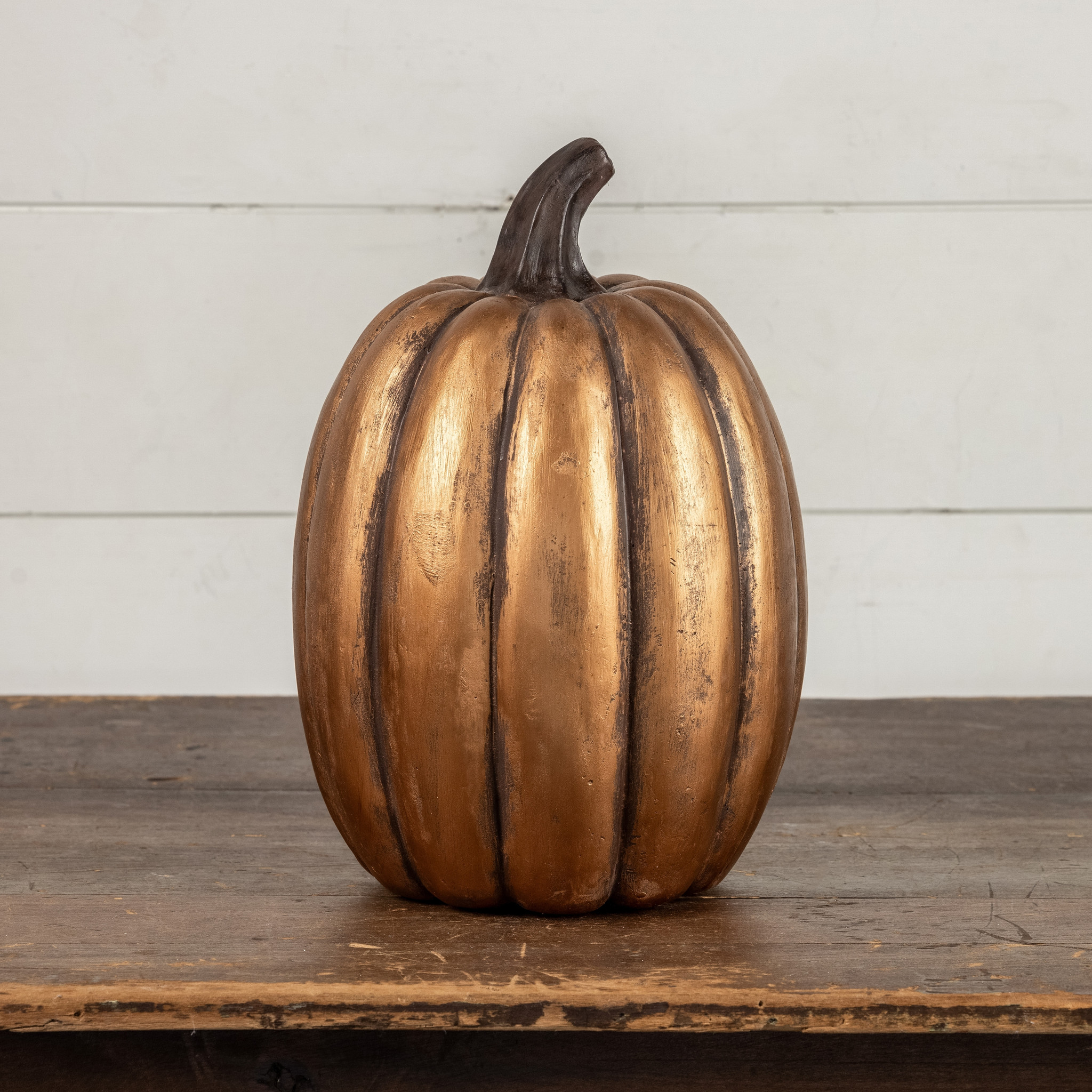 Gold Tall Pumpkin, 14" — photo 1 of 2