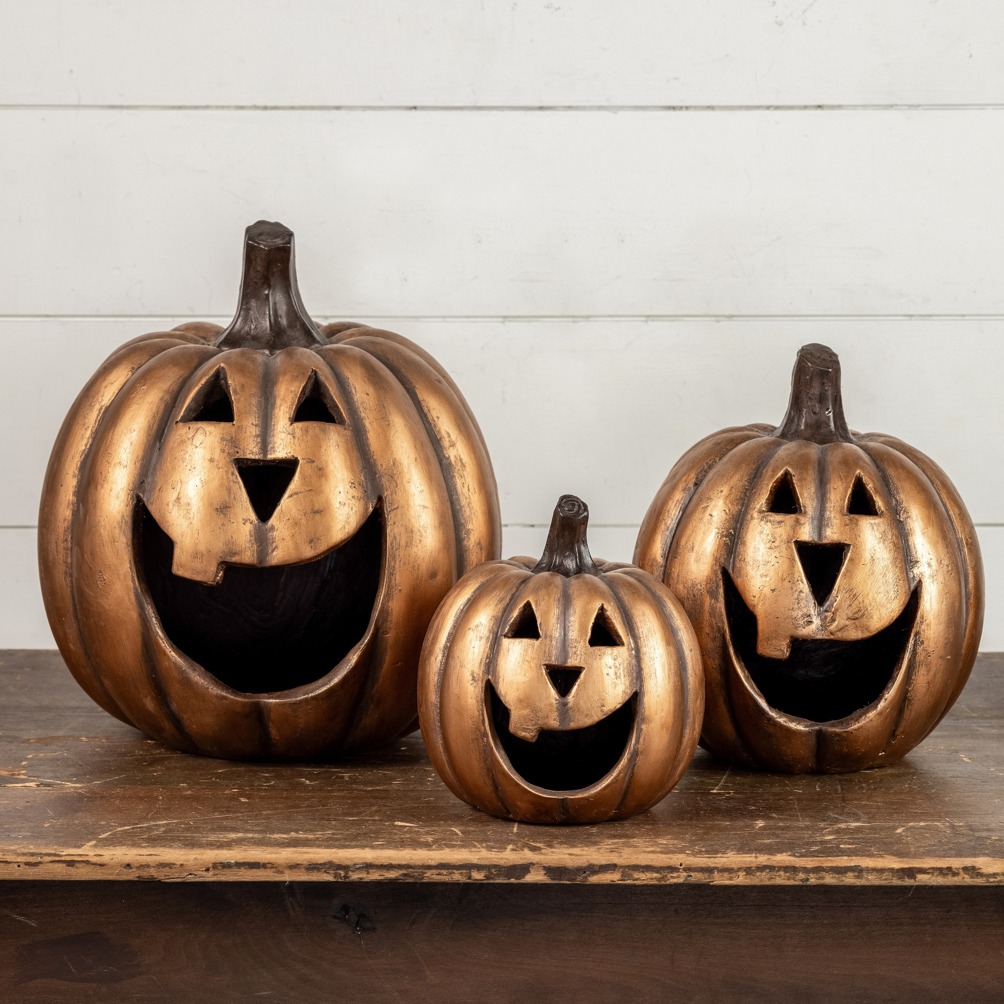 Gold Big Mouth Pumpkin, 11.5", photo 4 of 4
