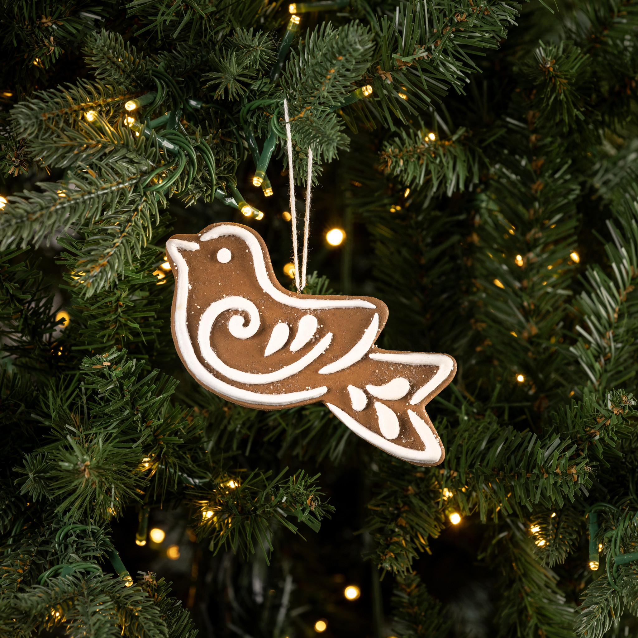 Gingerbread Bird Ornament, photo 2 of 3