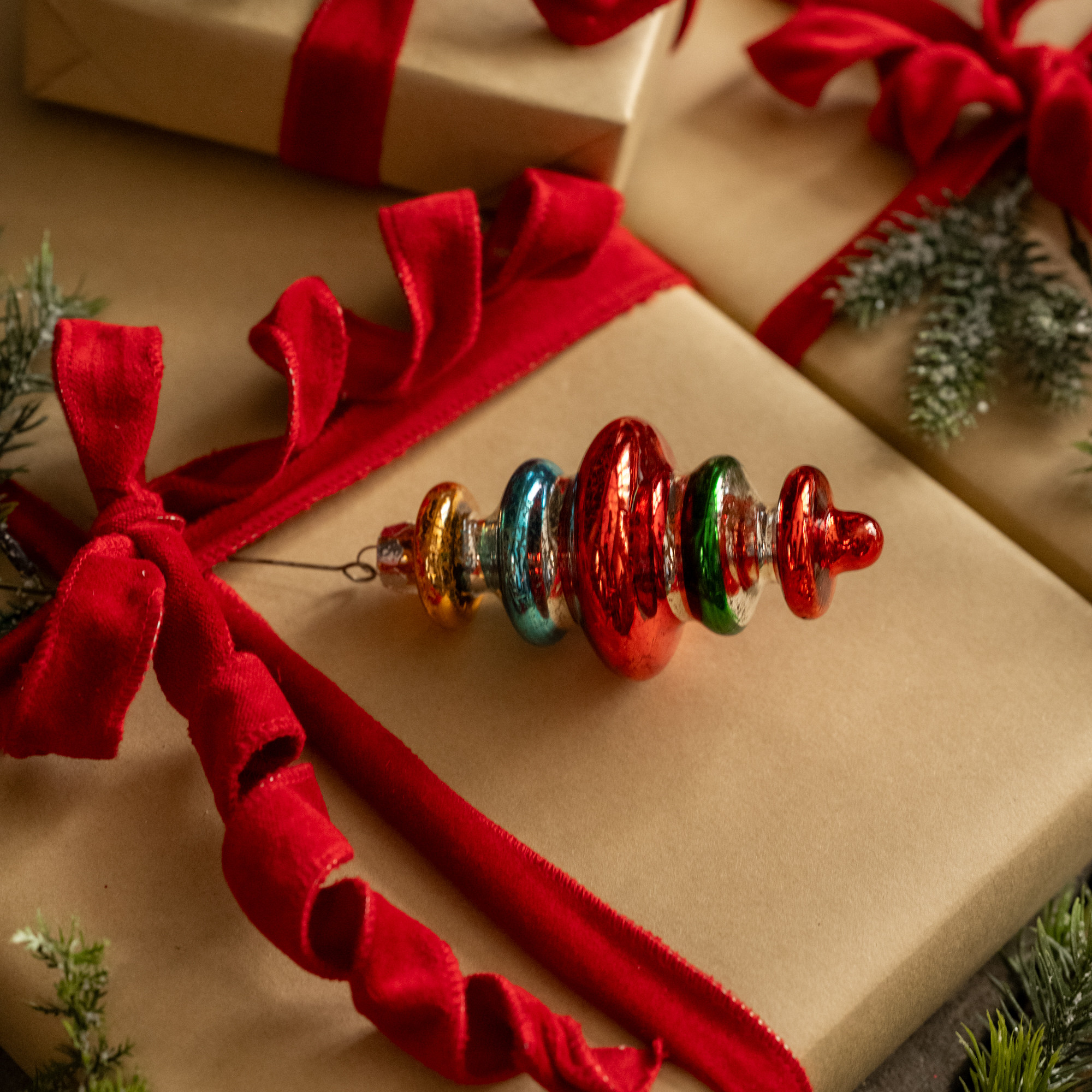 Multi-Colored Finial Ornament, photo 3 of 3