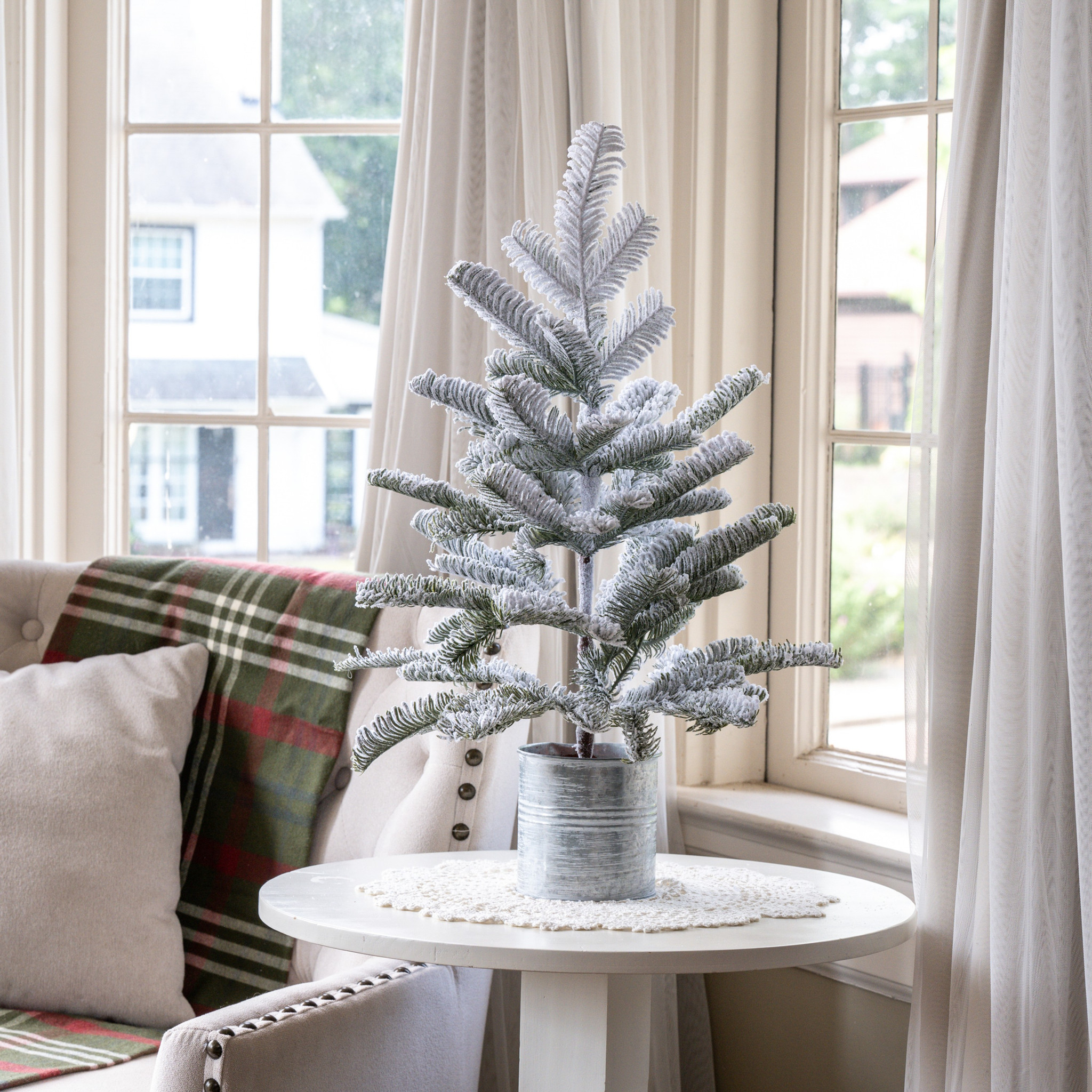 Snowy Hemlock Tree, 2 ft