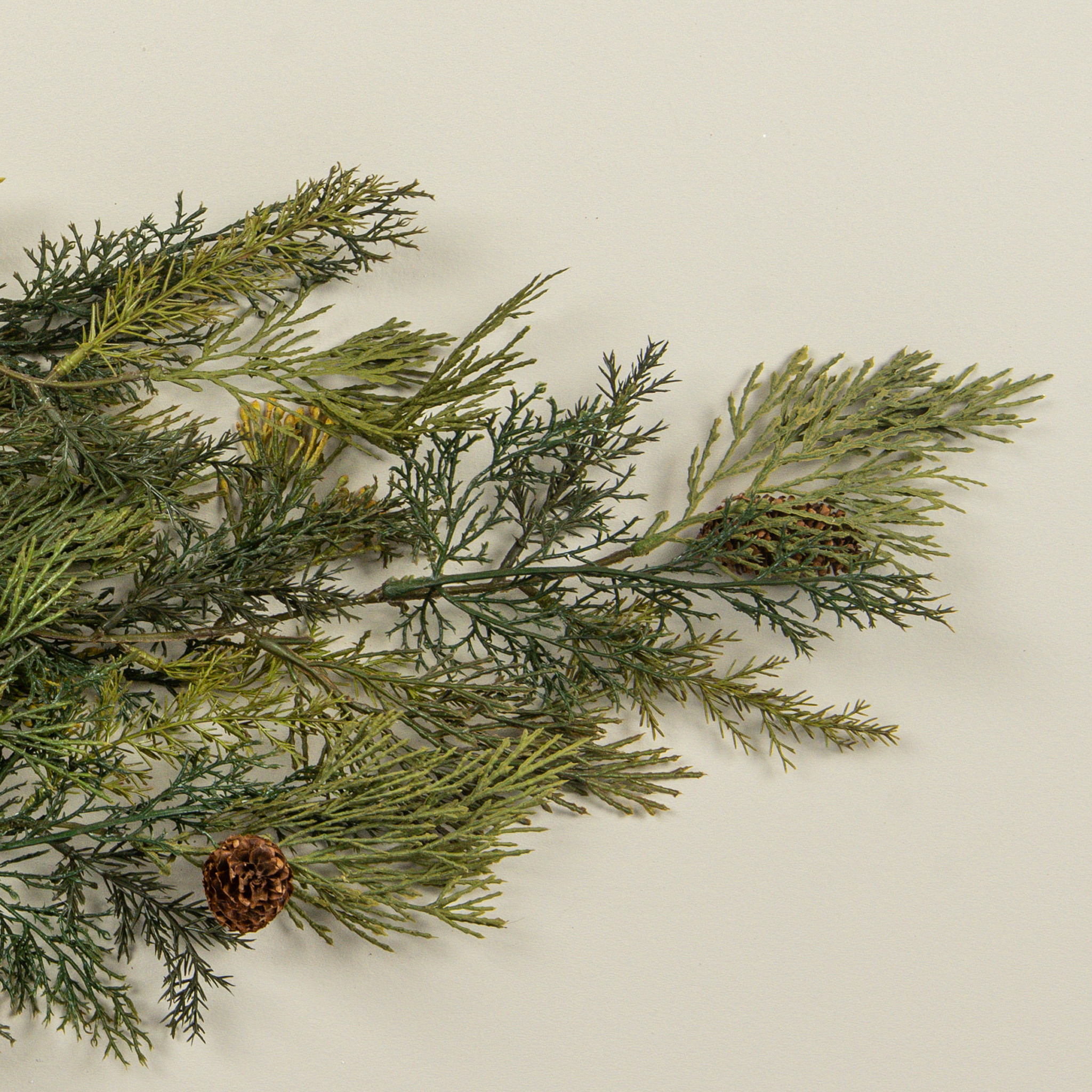 Mixed Cedar Hanging Bush with Pinecones, 34", photo 3 of 4