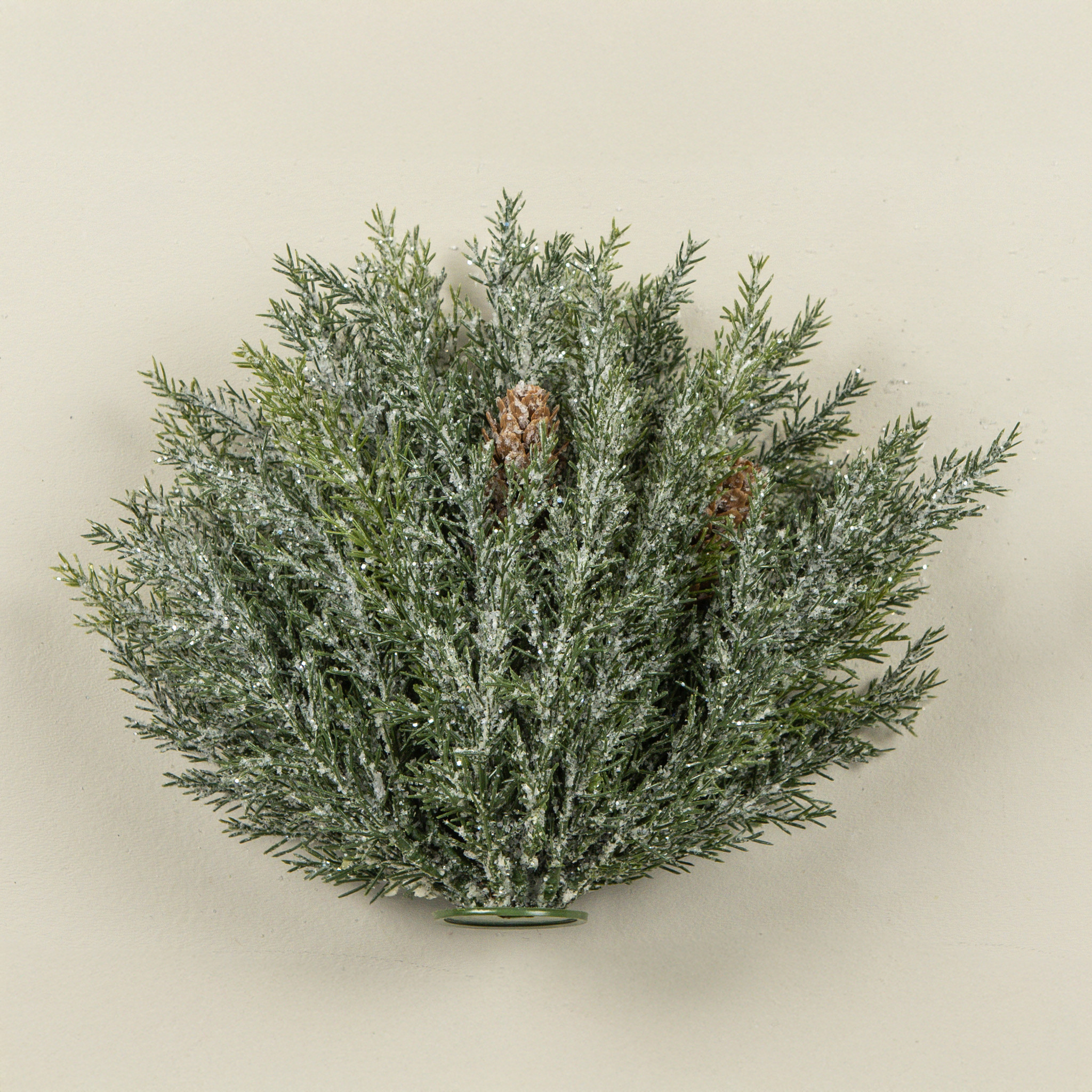 Prickly Pine Half Ball with Pinecones, 7.5", photo 2 of 3