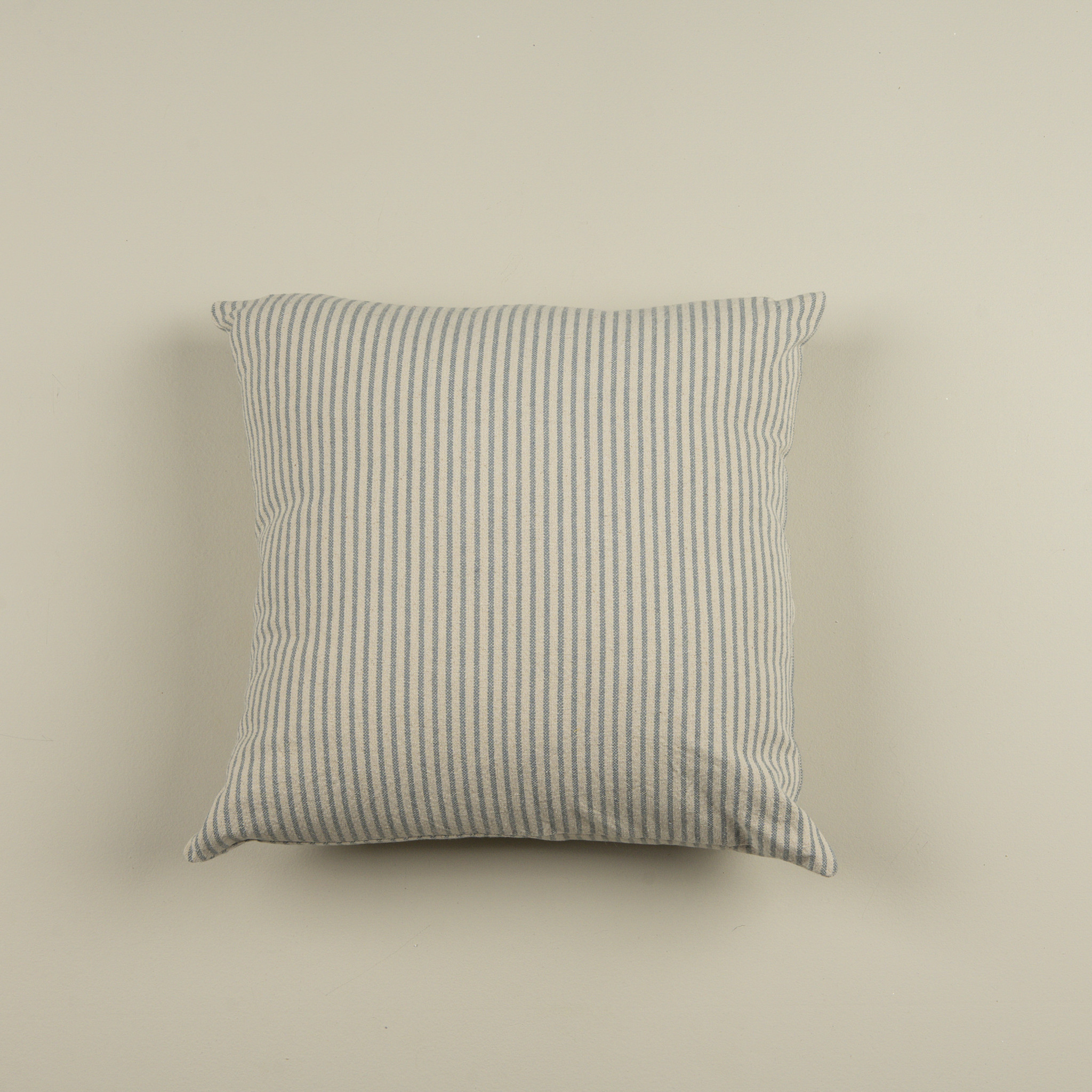 Dusty Blue Stripe Pillow, 18"