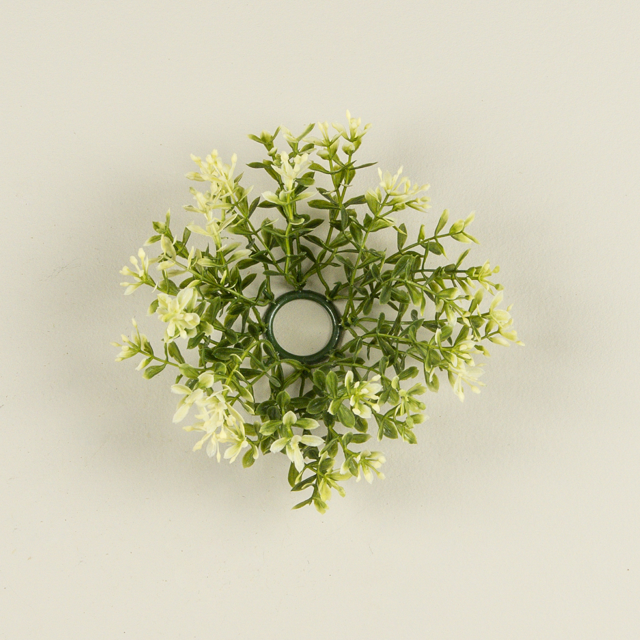 New England Boxwood & Berries Taper Candle Ring, 6", photo 2 of 3
