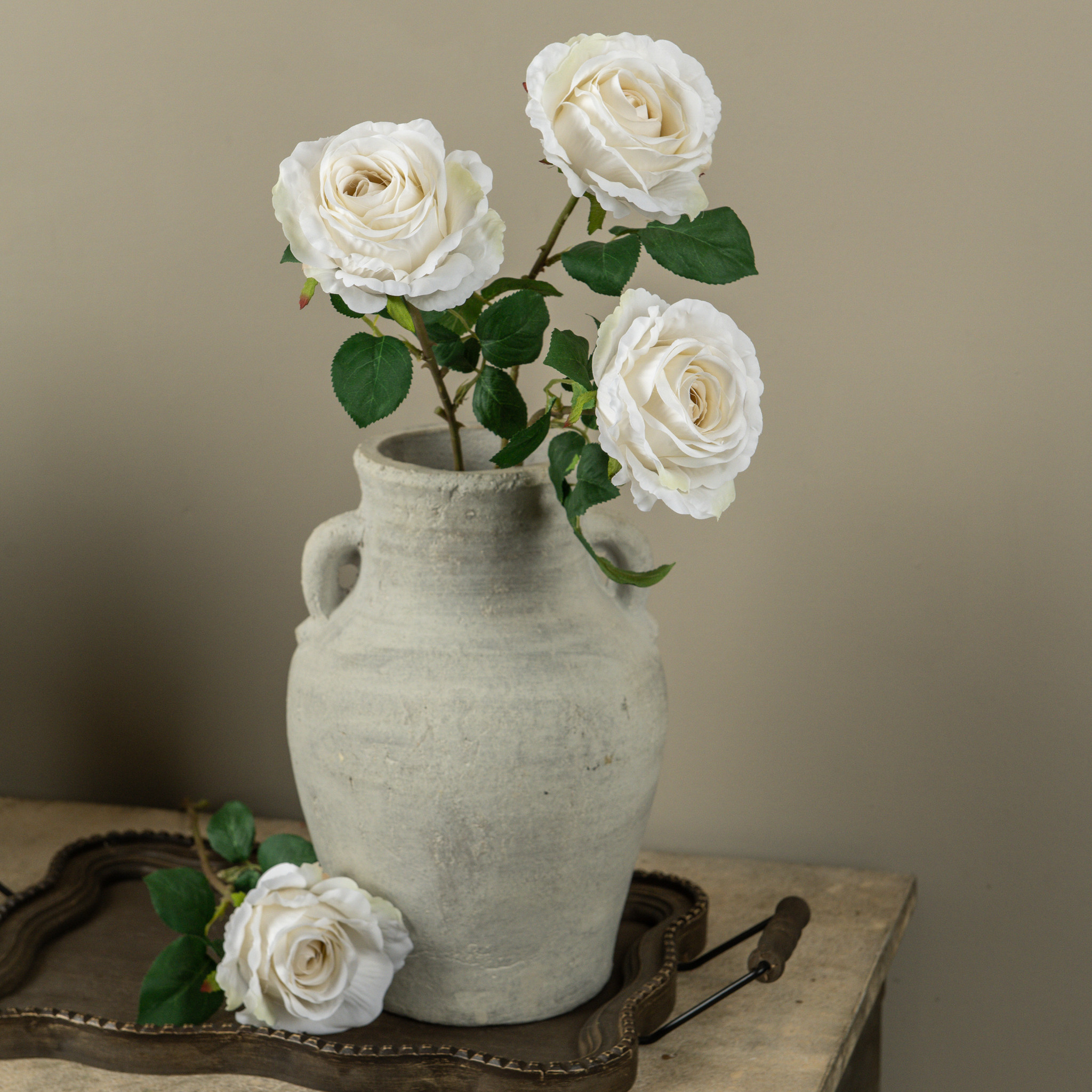 Cream Rose Stem, 24", photo 2 of 4