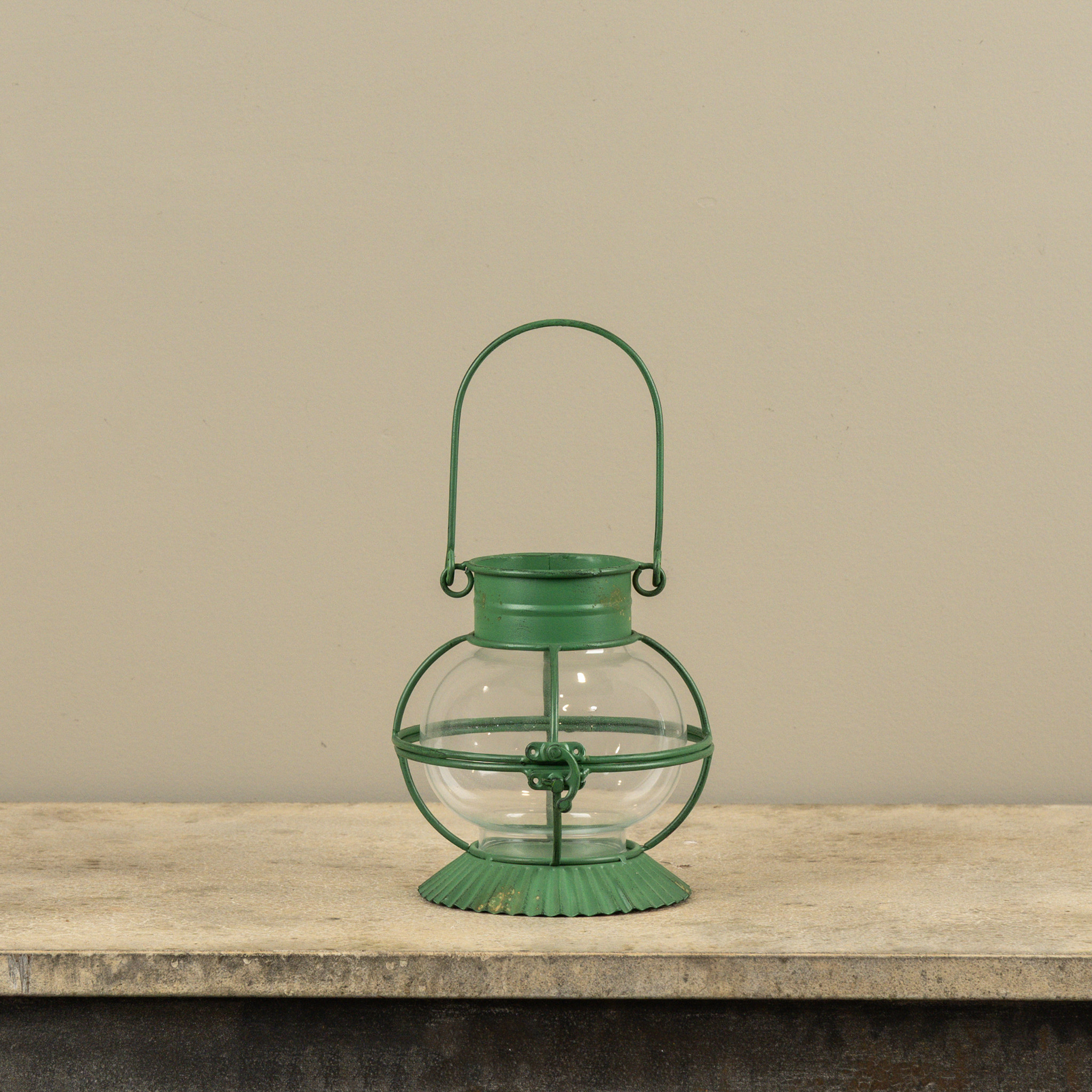 Green Clayton Lantern, photo 2 of 2