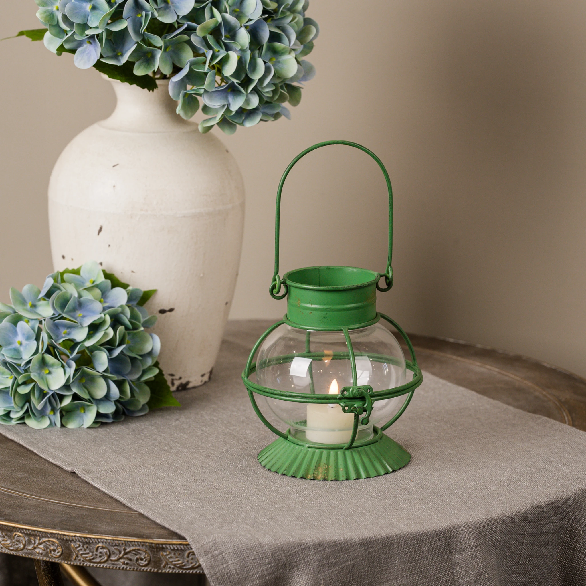 Green Clayton Lantern