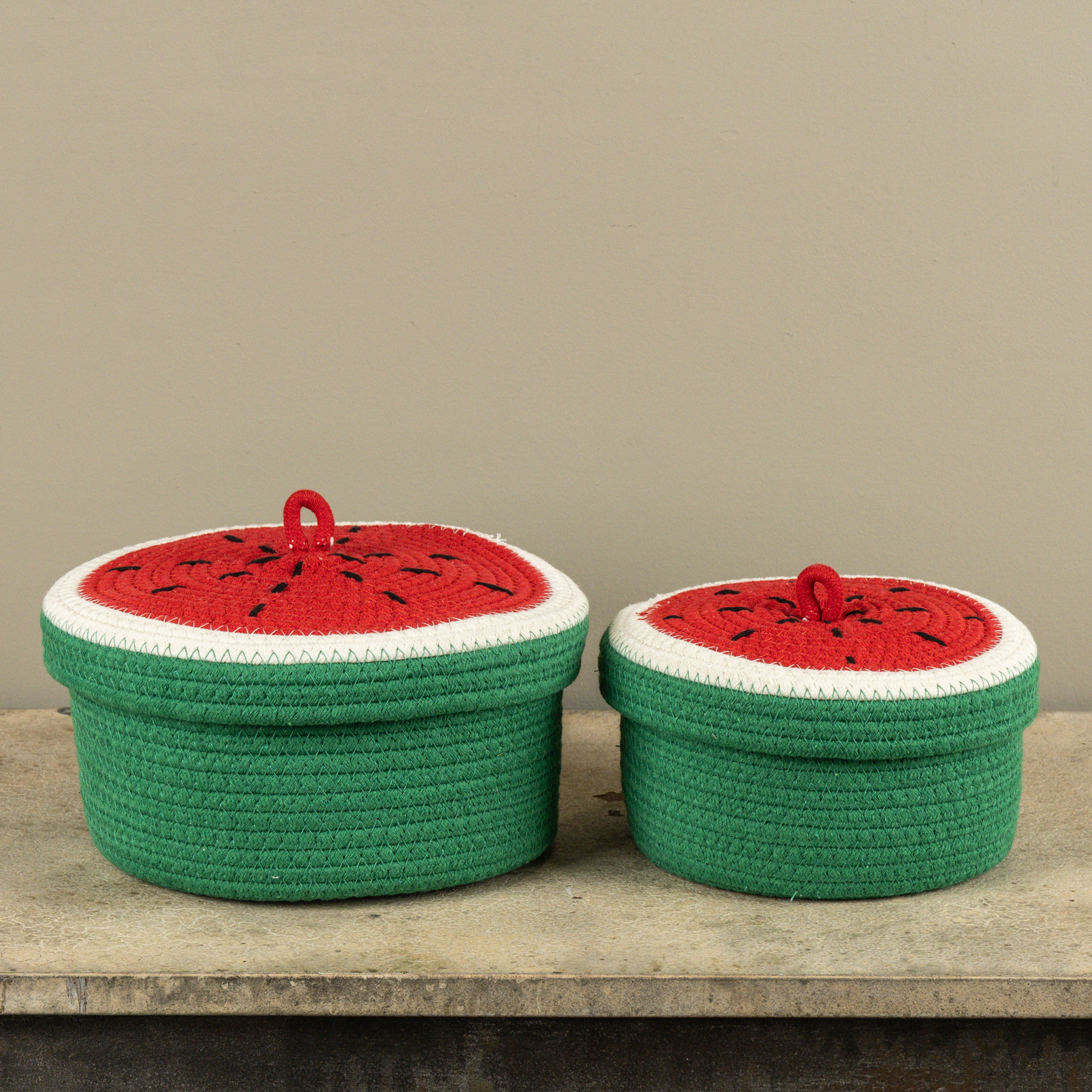 Watermelon Baskets, Set of 2, photo 2 of 3
