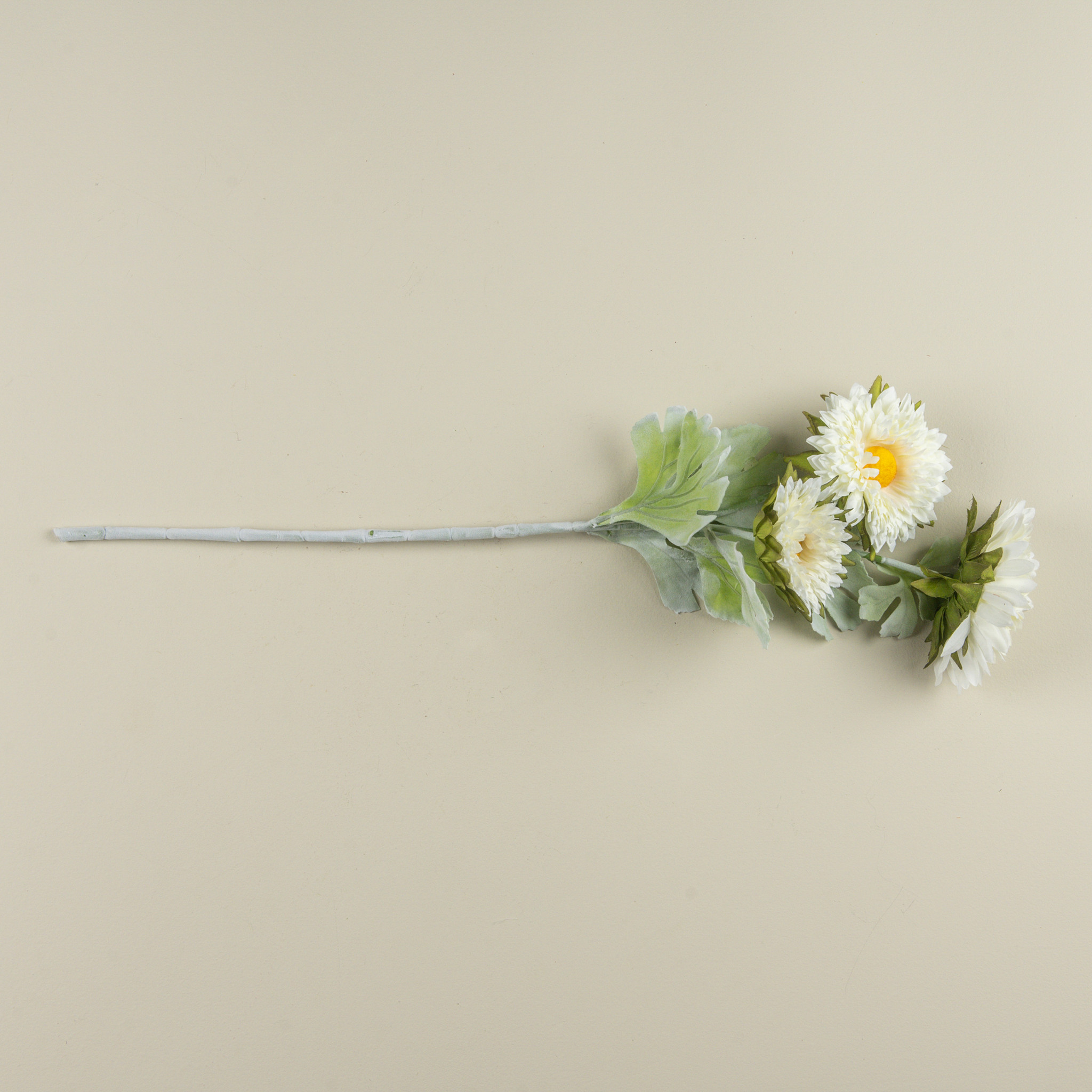 Cream Garden Mum Stem, 25.5", photo 4 of 4