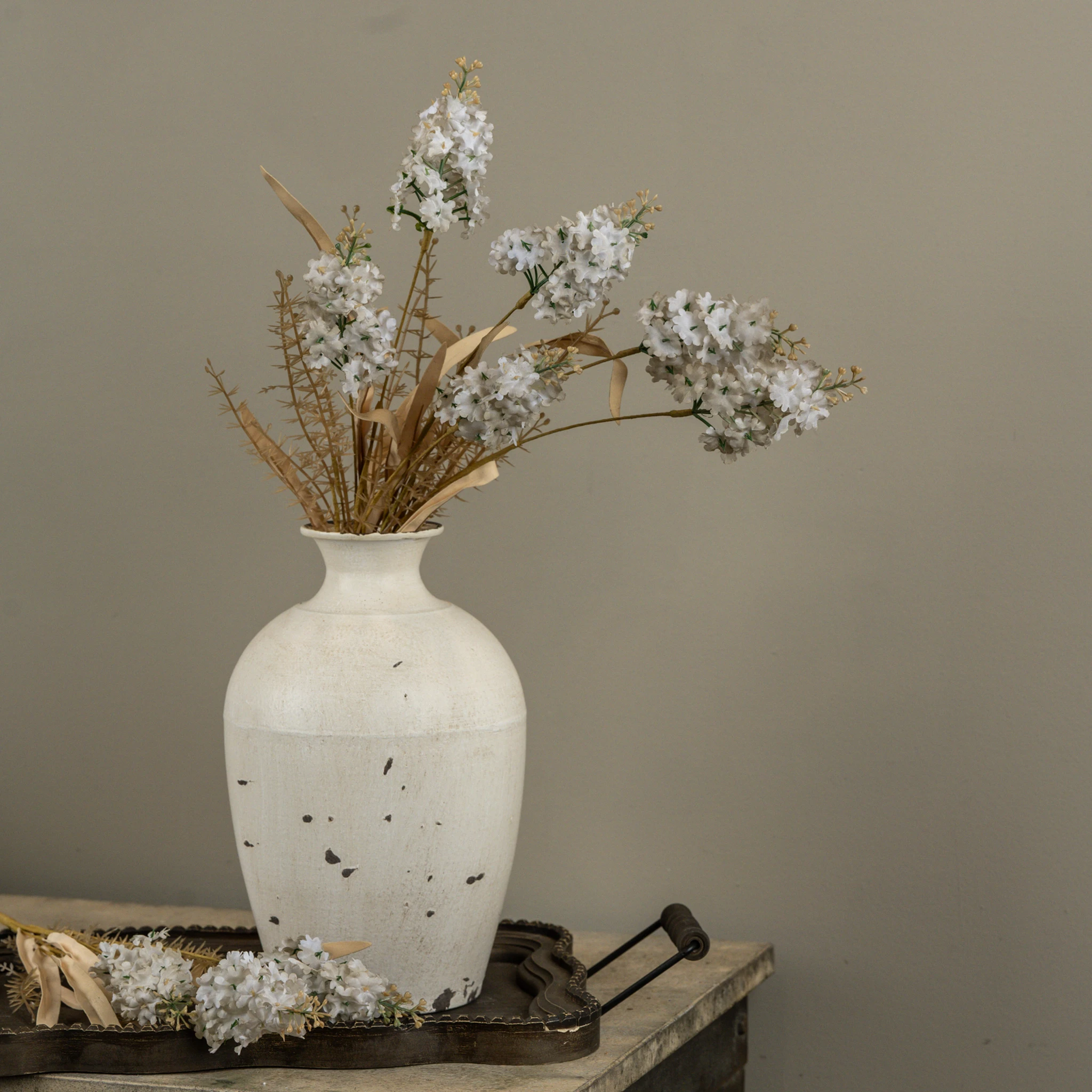 Grey Cone Wildflower Spray, 21.75", photo 2 of 4