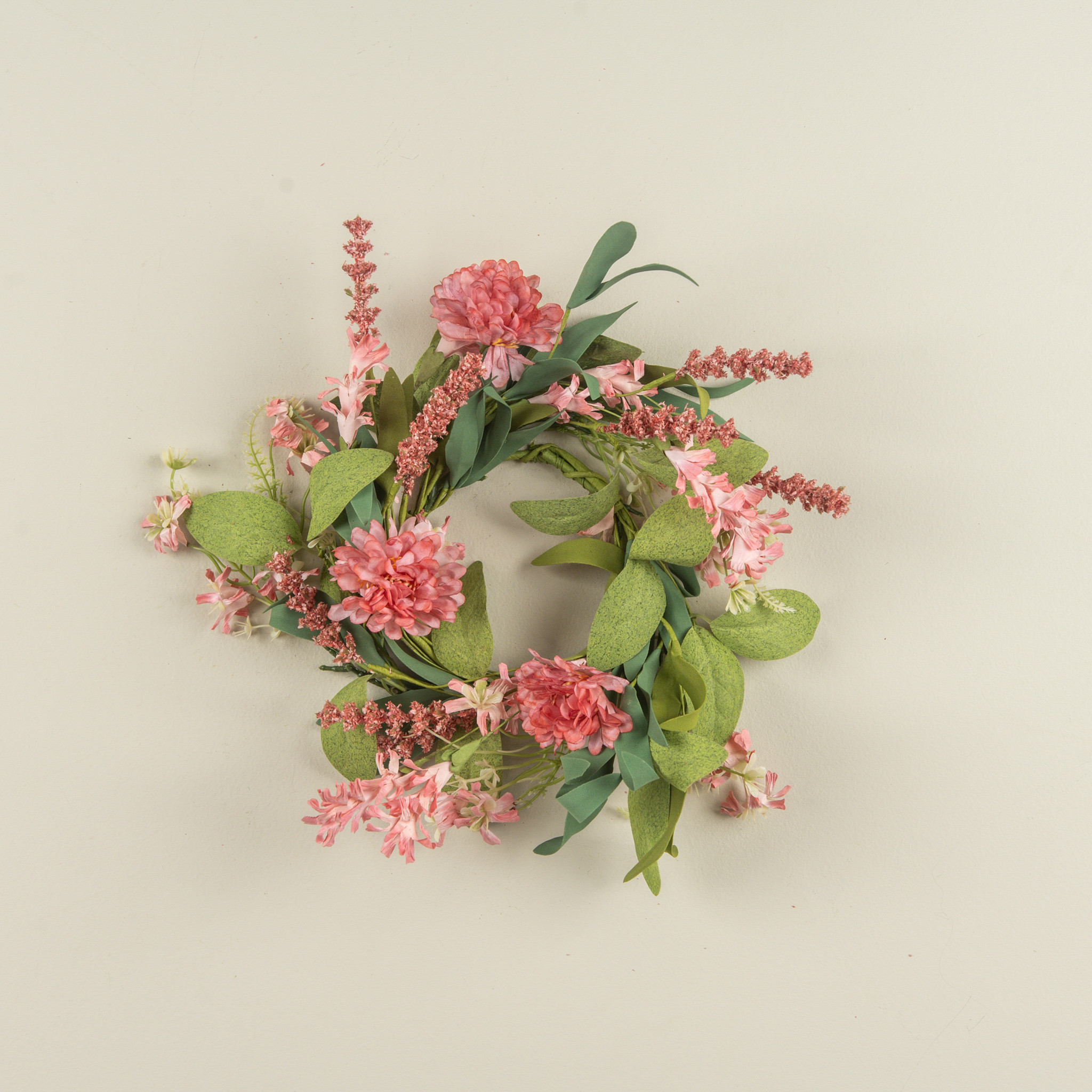 Pink Mixed Spring Candle Ring, 14", photo 3 of 3