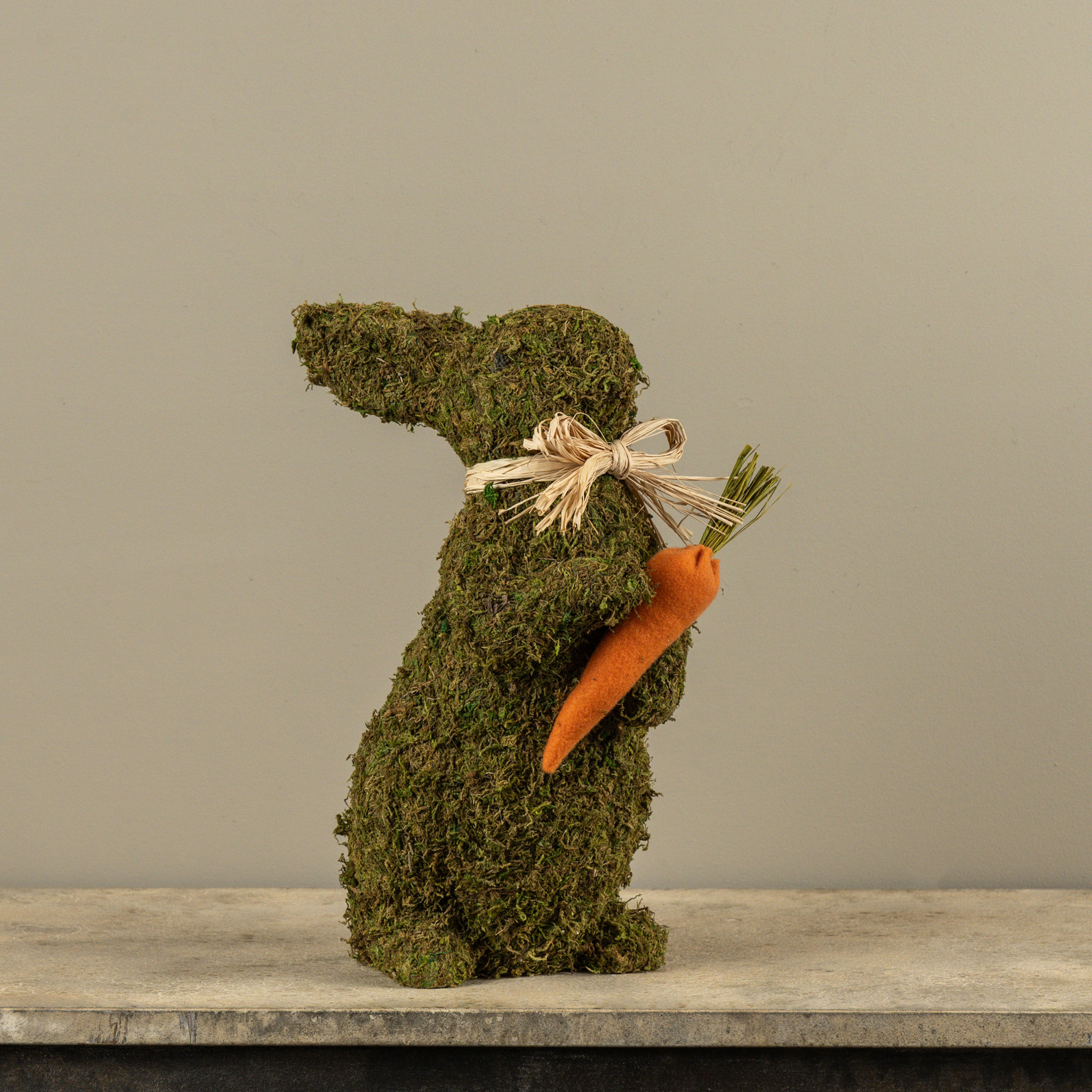 Moss Bunny with Carrot, 15", photo 3 of 3