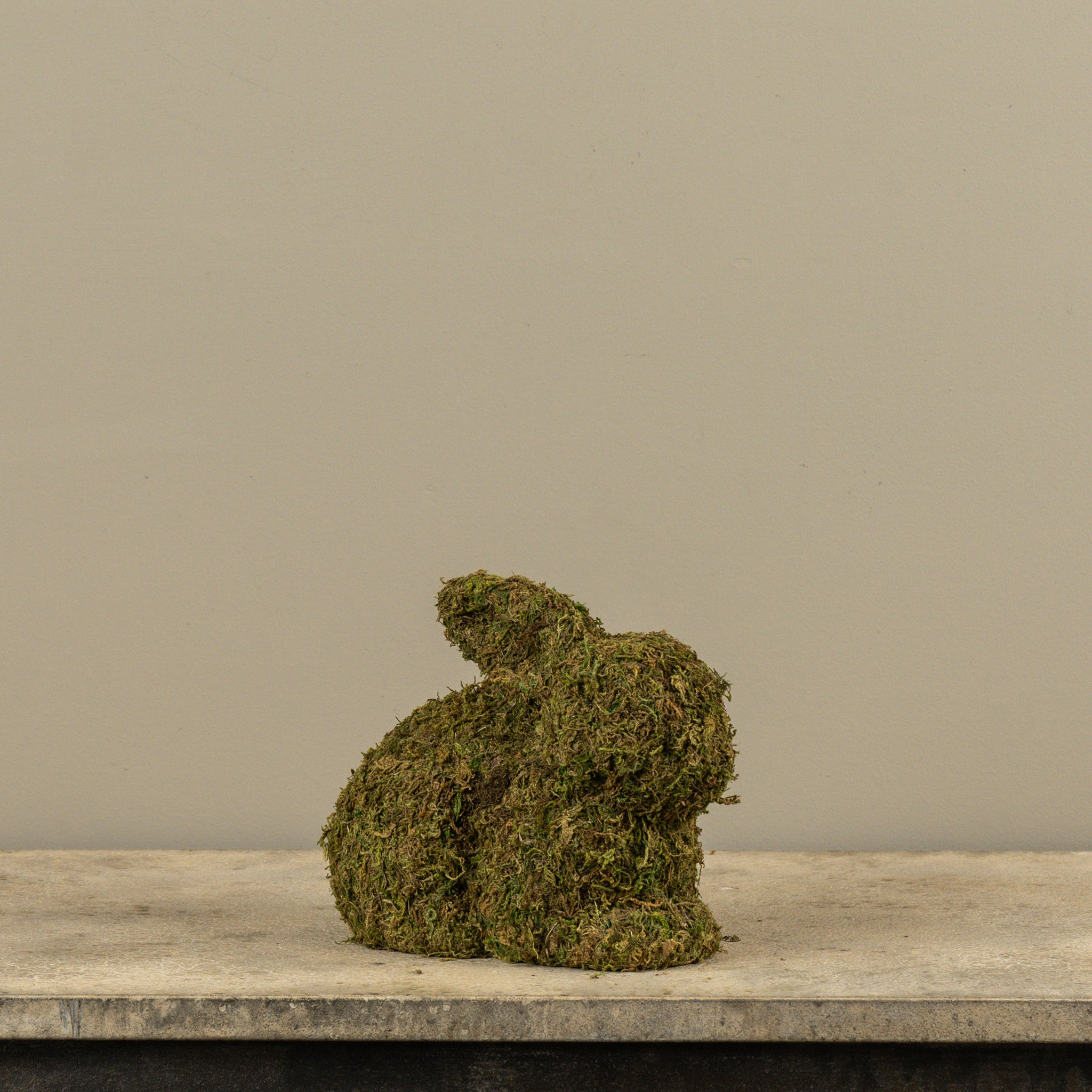 Sitting Moss Bunny, 7.25", photo 2 of 3