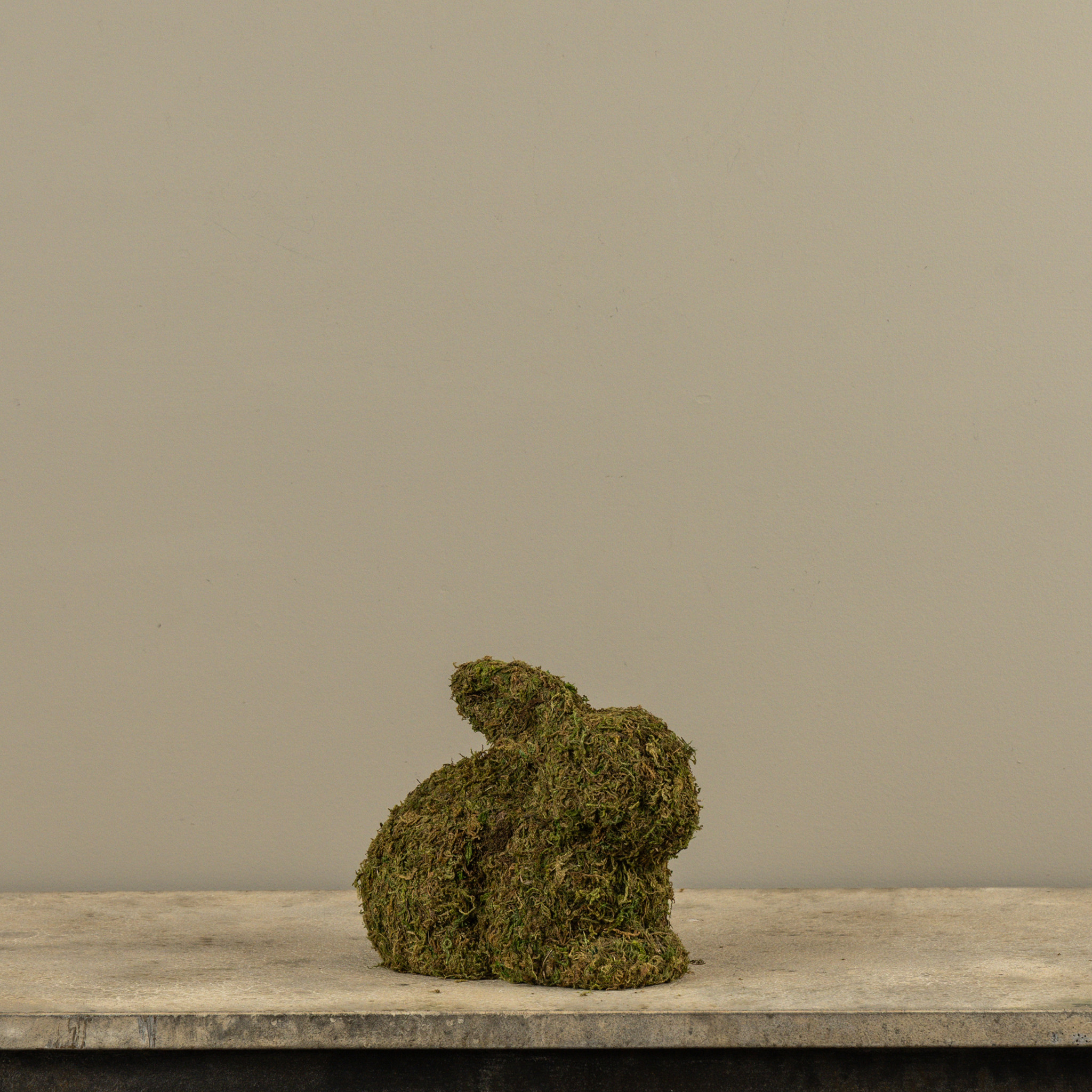 Sitting Moss Bunny, 7.25", photo 3 of 3