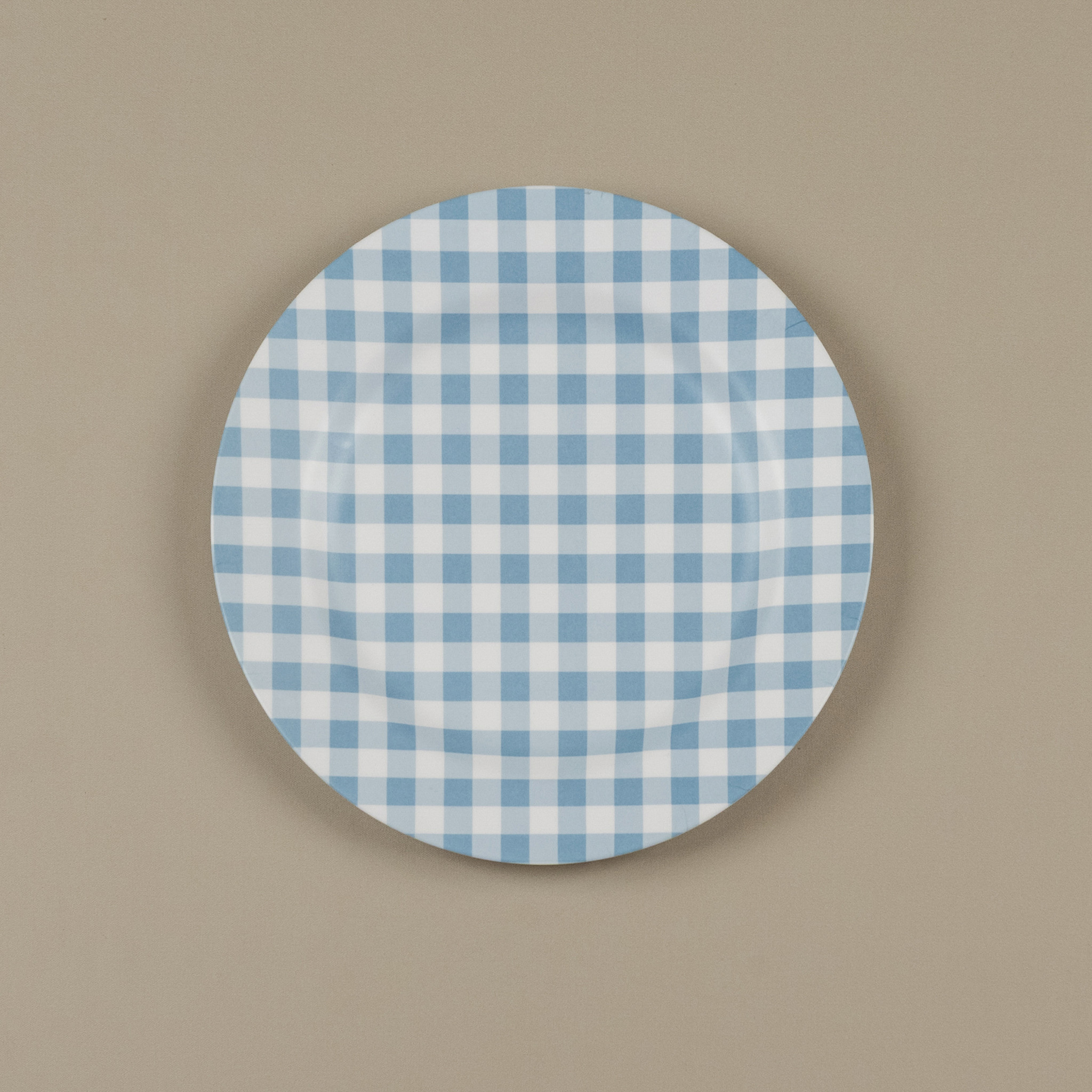 Blue & White Gingham Charger, photo 2 of 3