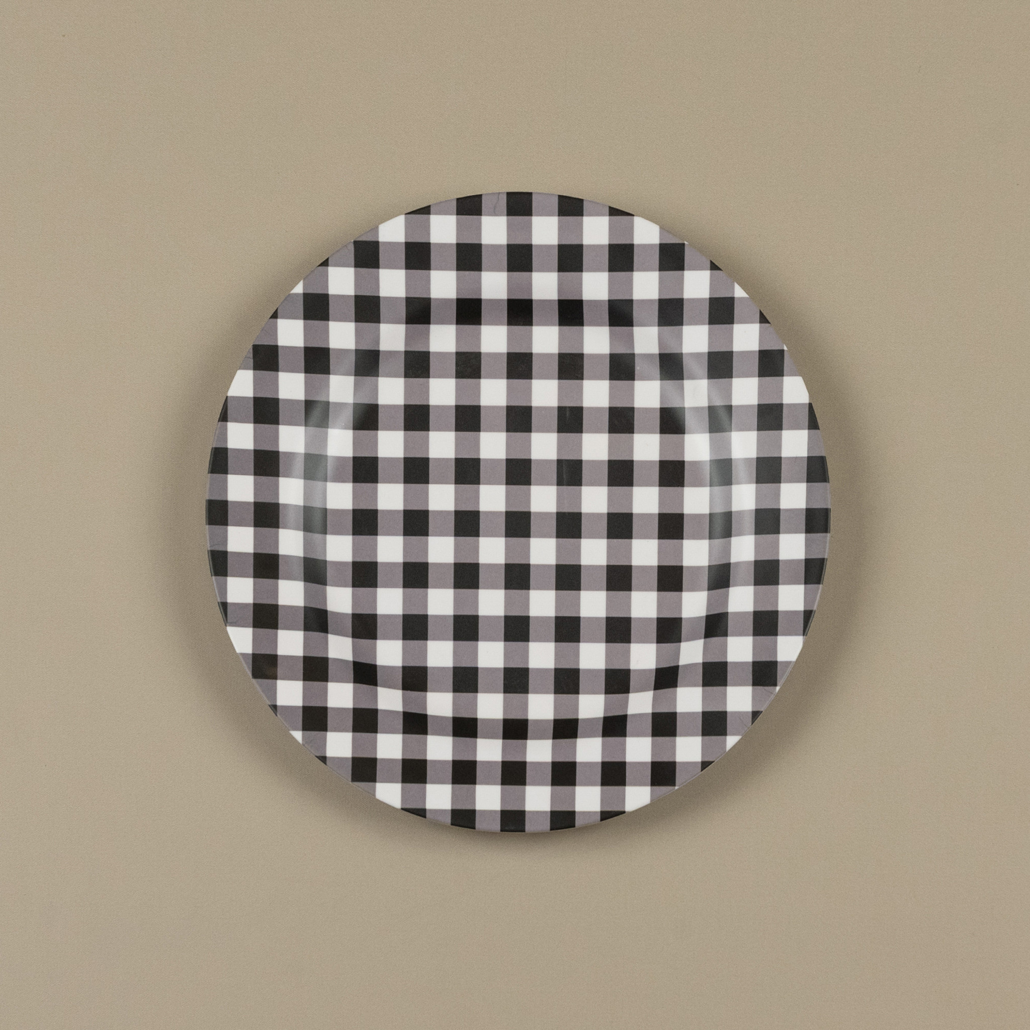 Black & White Gingham Charger, photo 2 of 2