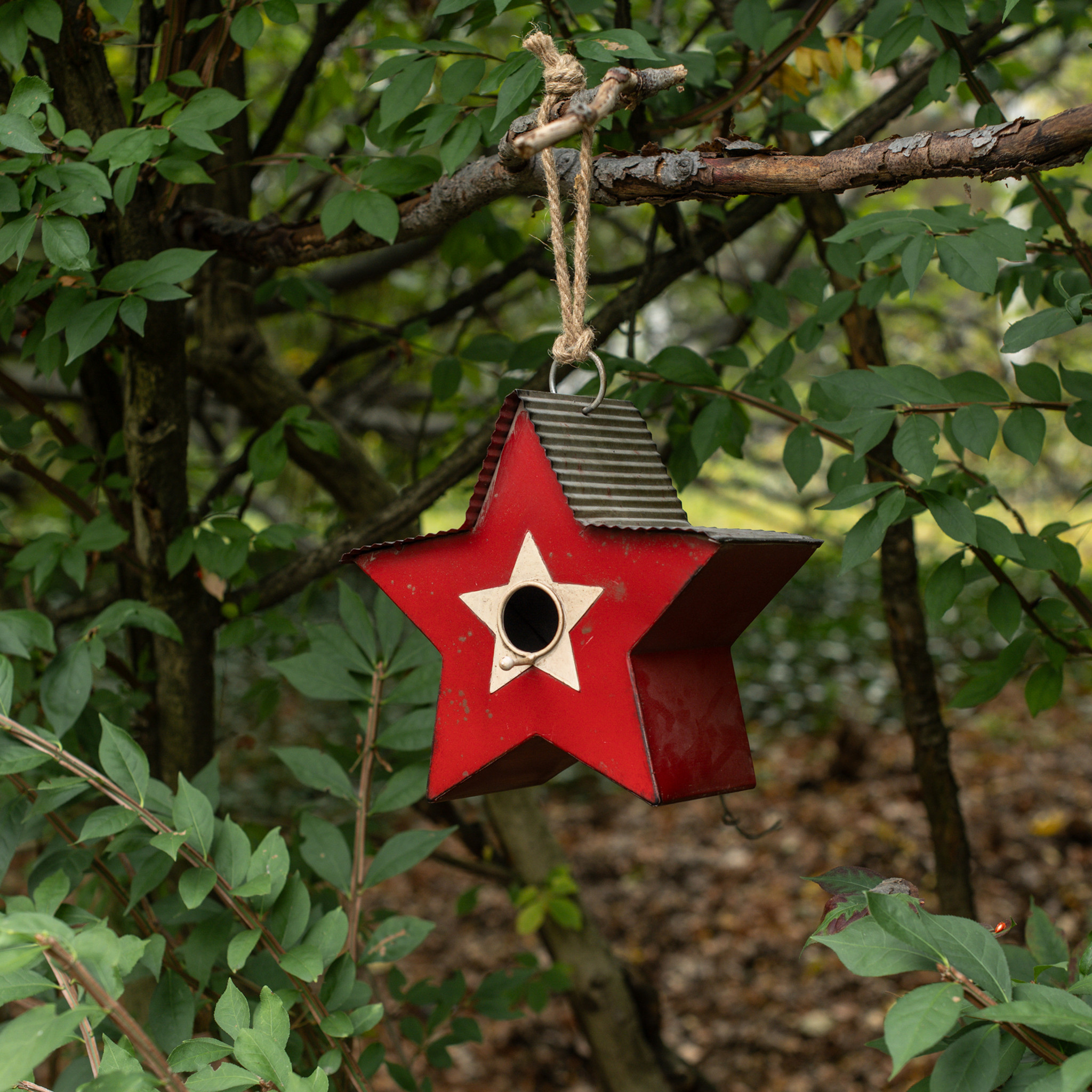 Red Star Birdhouse