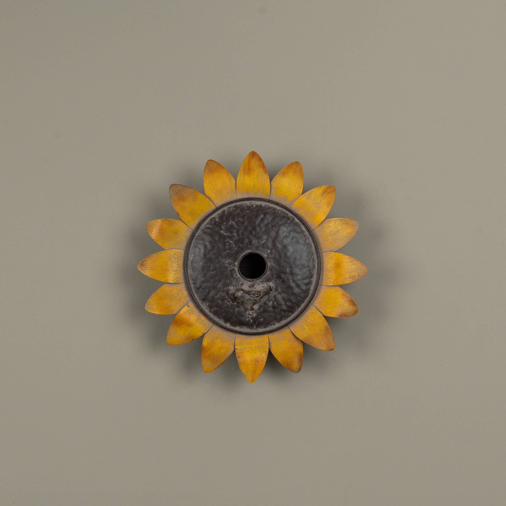 Sunflower Wall Birdhouse with Bird, photo 2 of 3