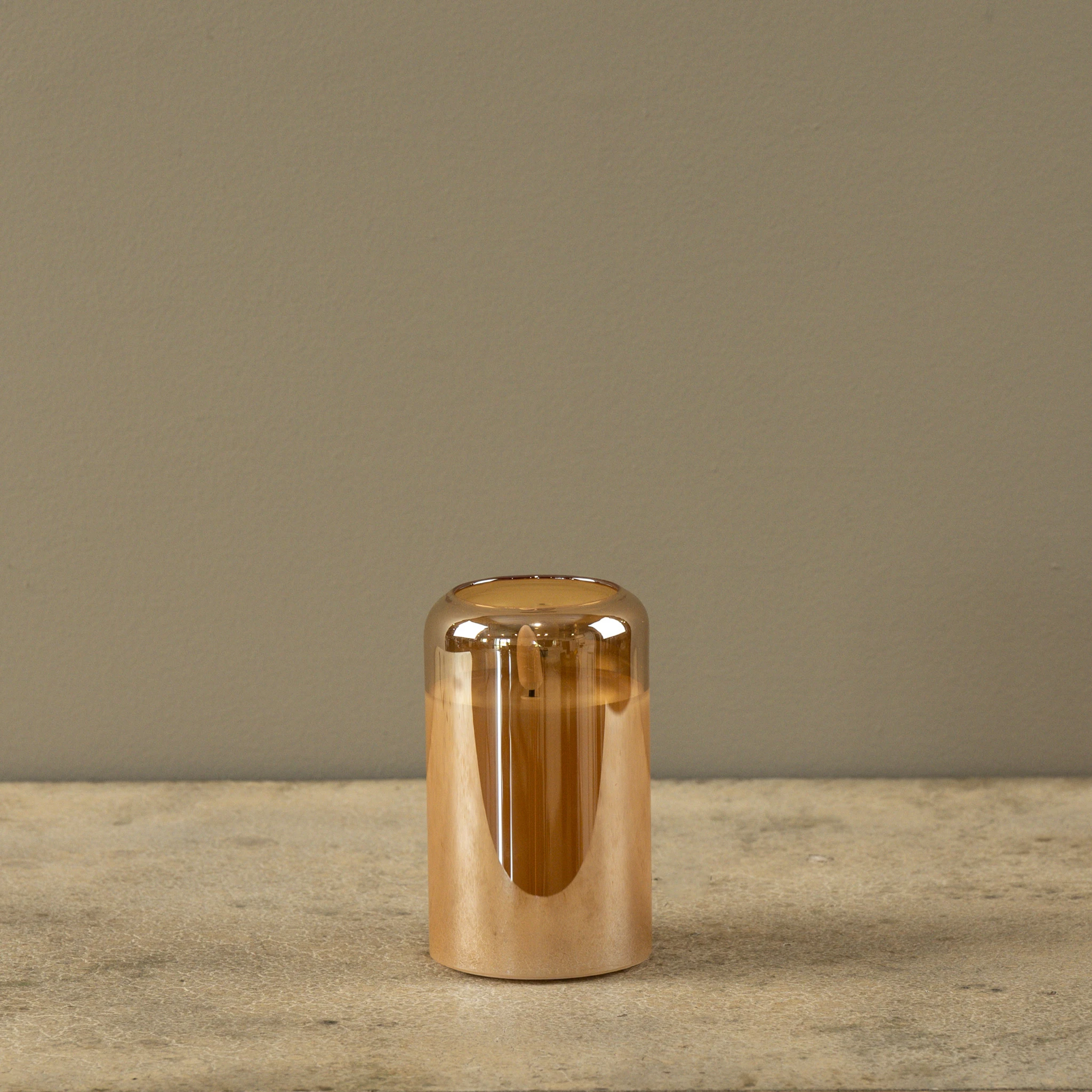 Flameless Arched Champagne Glass Candle, 5", photo 5 of 6