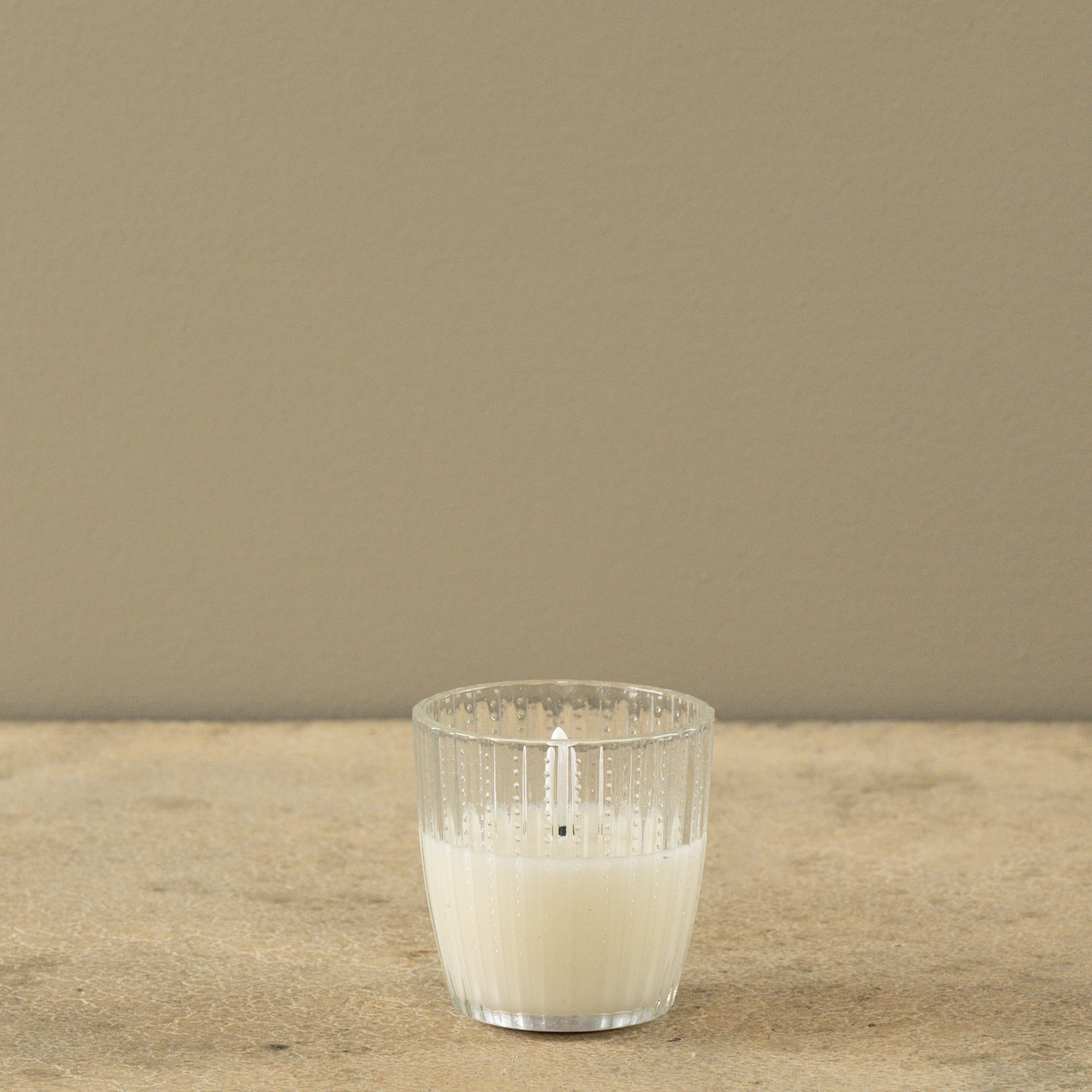 Flameless Beaded Glass Candle, 3", photo 3 of 3