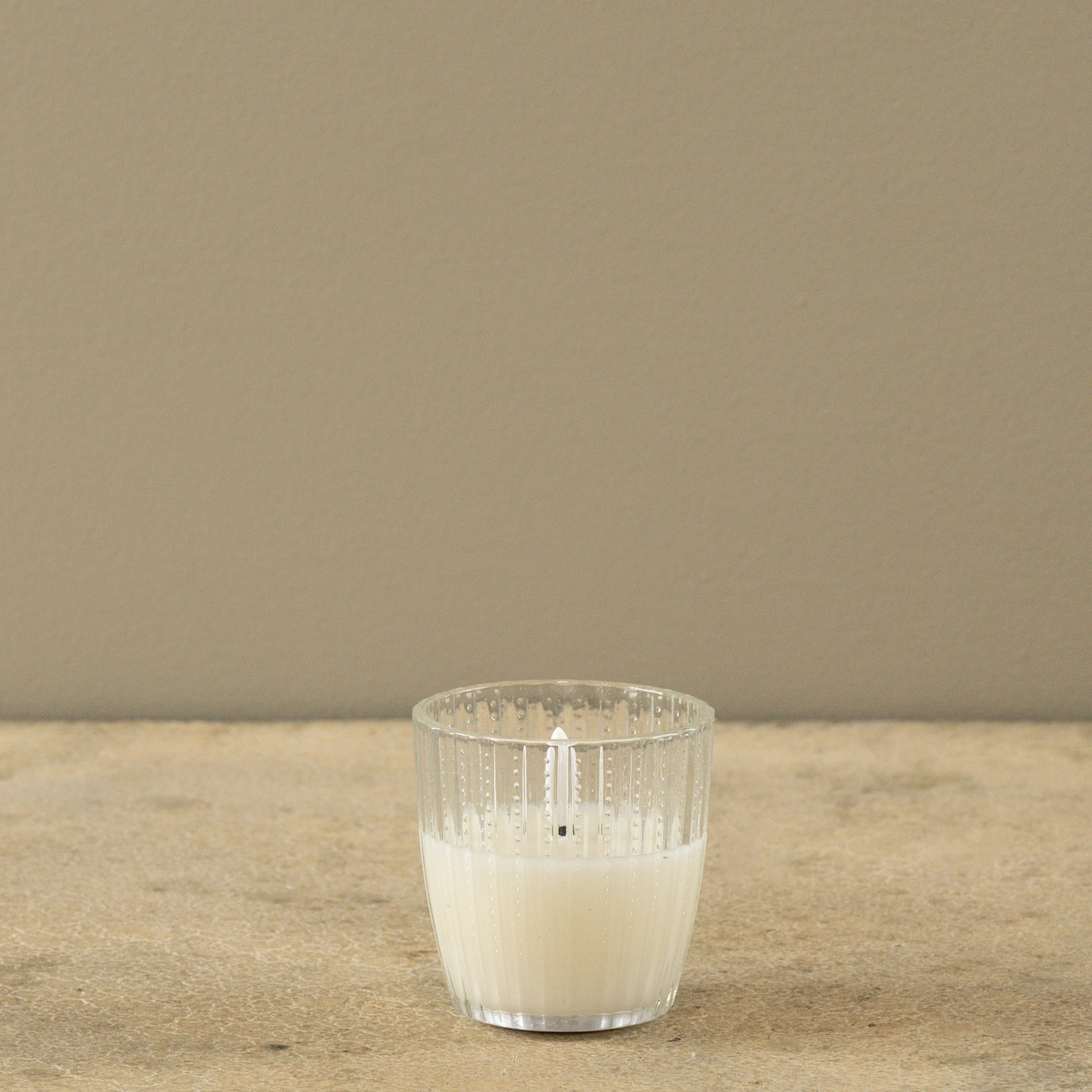 Flameless Beaded Glass Candle, 3", photo 3 of 3