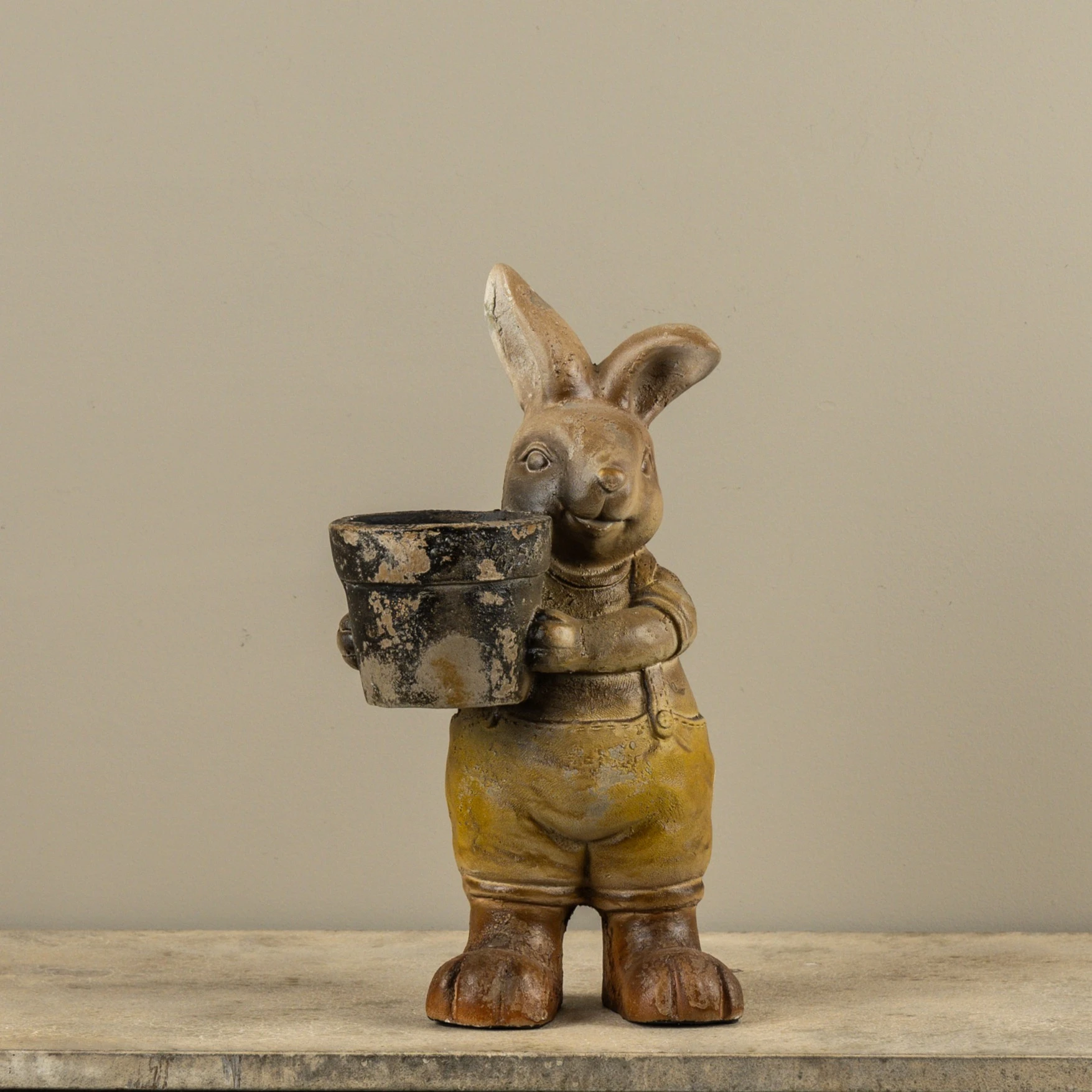 Brown Bunny with Black Pot, photo 2 of 2