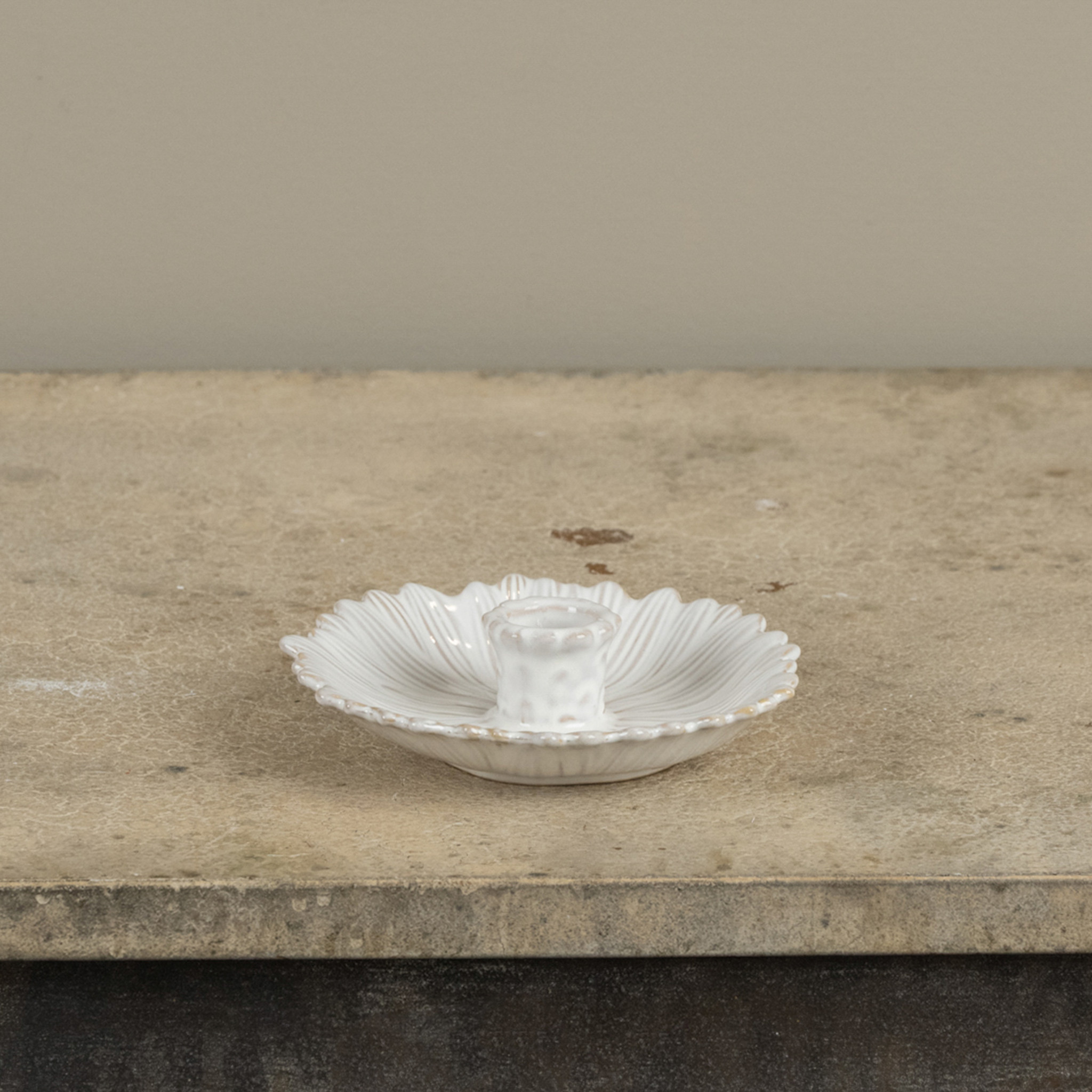 White Petals Taper Candle Holder, photo 3 of 3