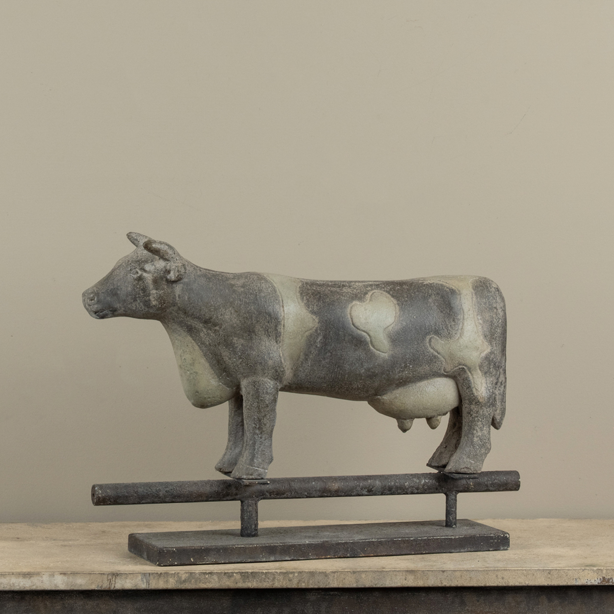 Cow Weathervane on Base, 21", photo 2 of 2