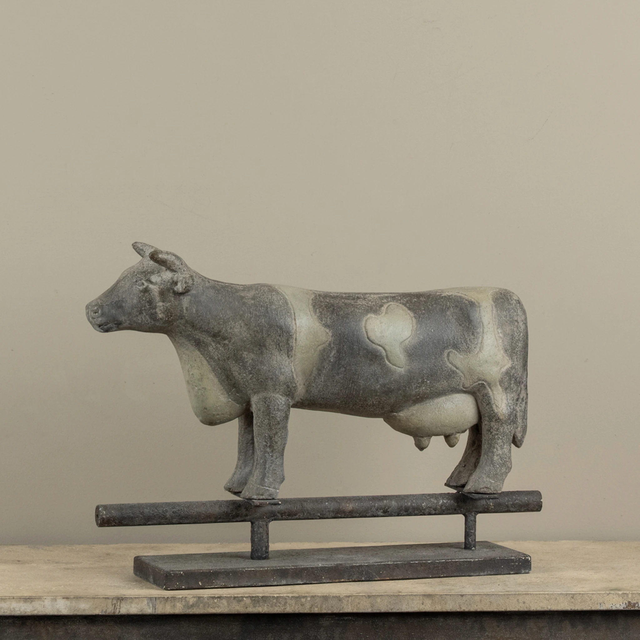 Cow Weathervane on Base, 21", photo 2 of 2